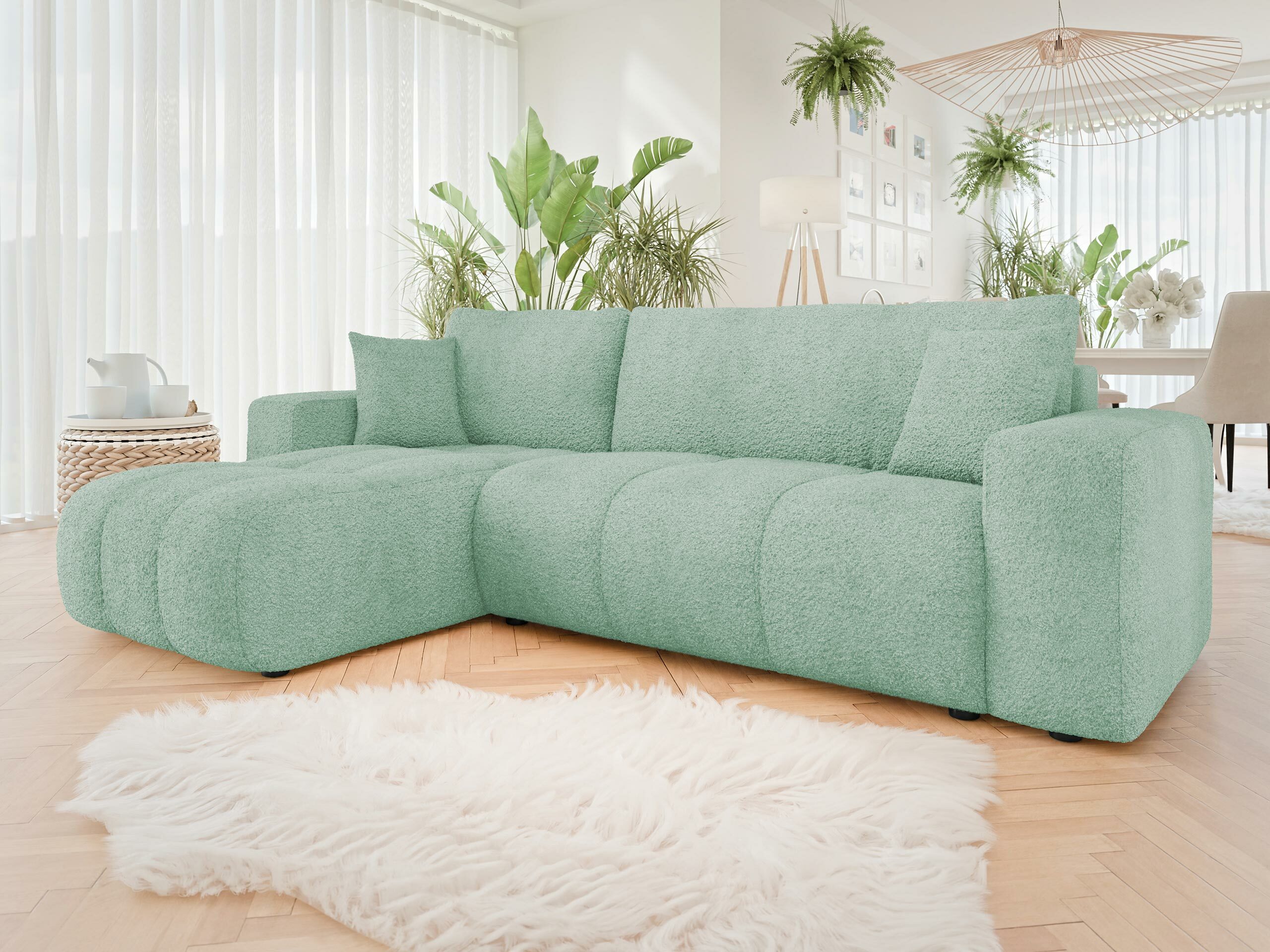 Corner sofa Comfivo 361 (Coral 55)