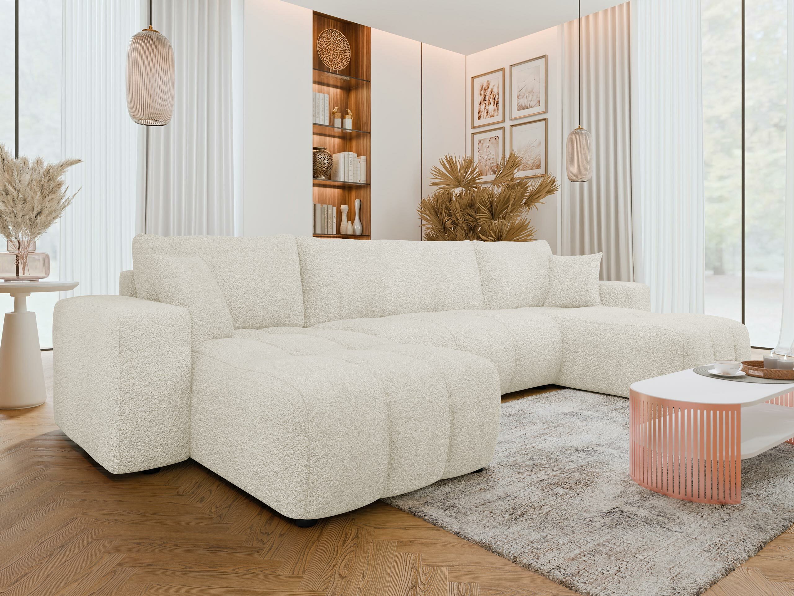 Corner sofa Comfivo 426 (Coral 65)