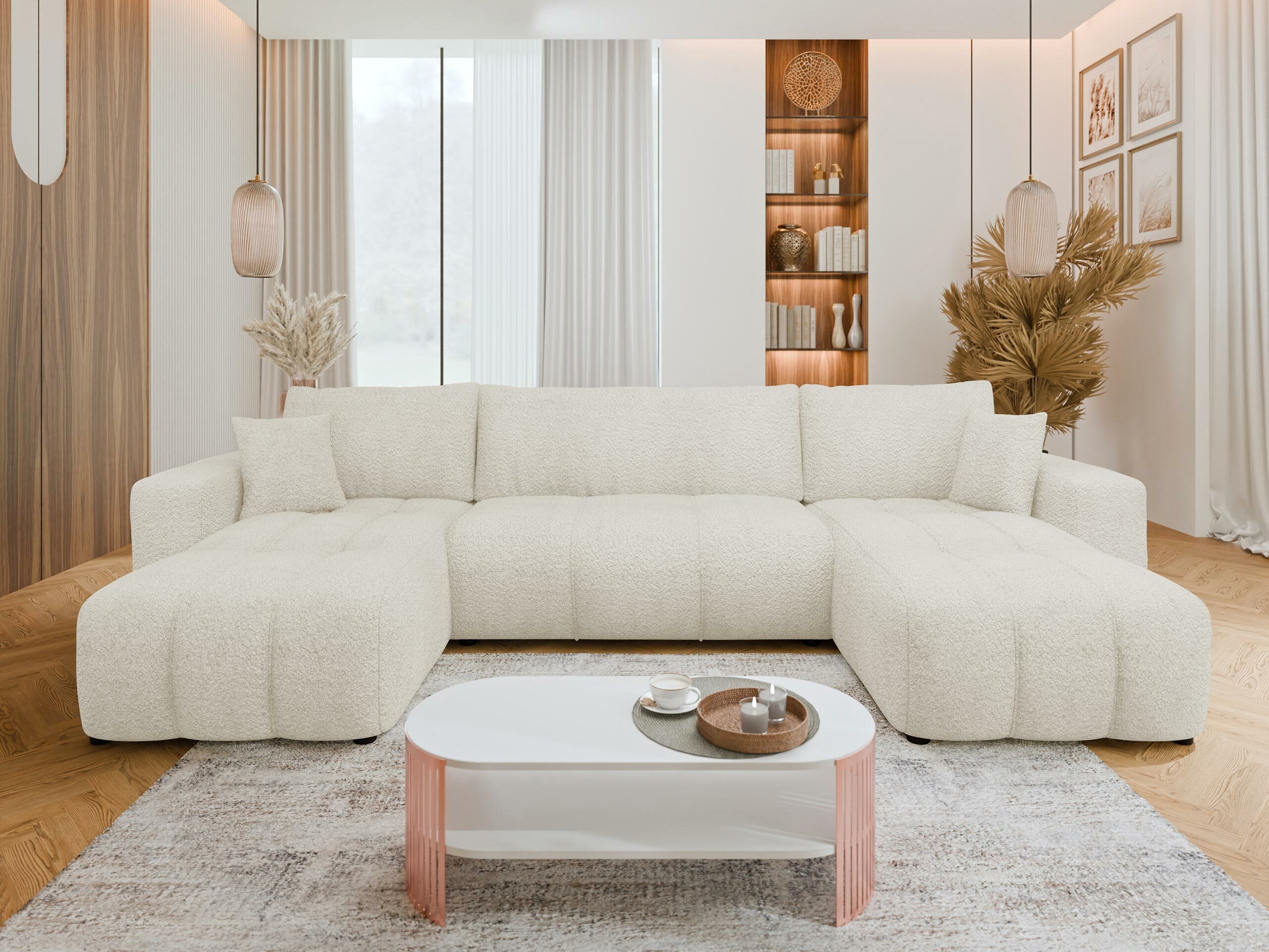 Corner sofa Comfivo 426 (Coral 65)
