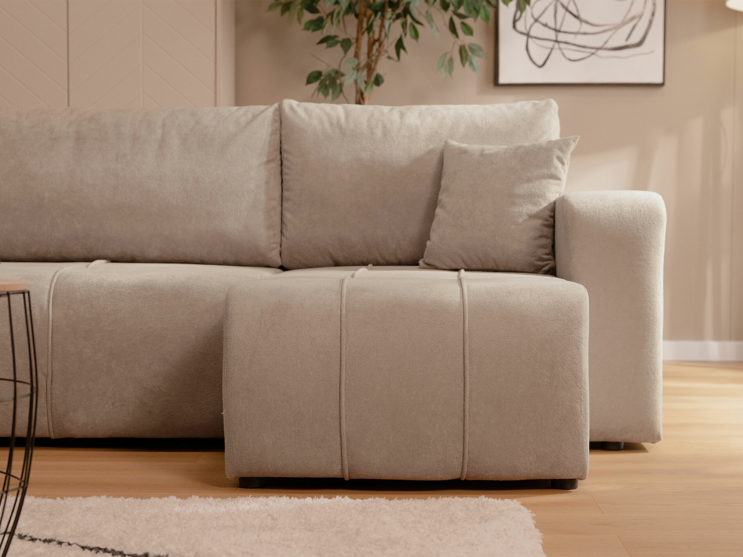 Corner sofa Comfivo Laurus II (Coral 80)
