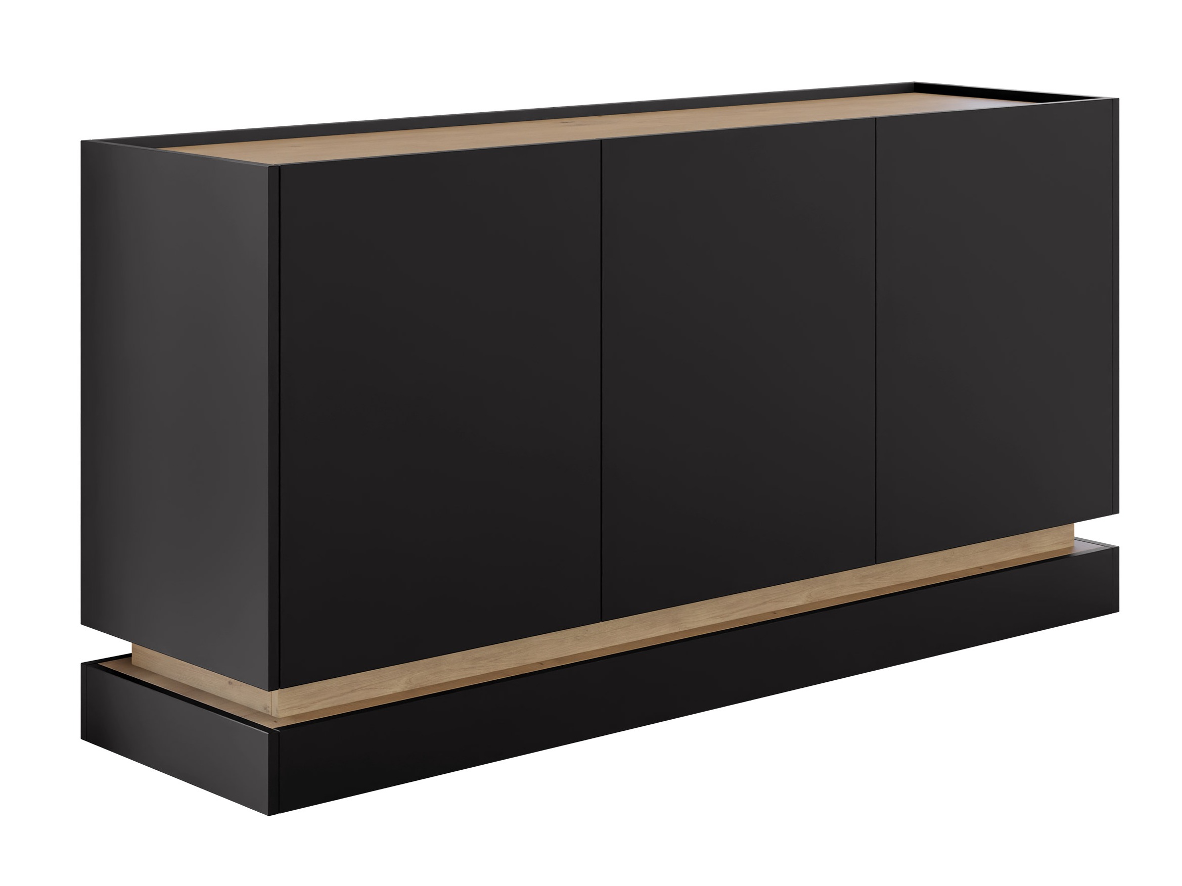 Sideboard Comfivo Dalvenu 101 (Black + Oak)