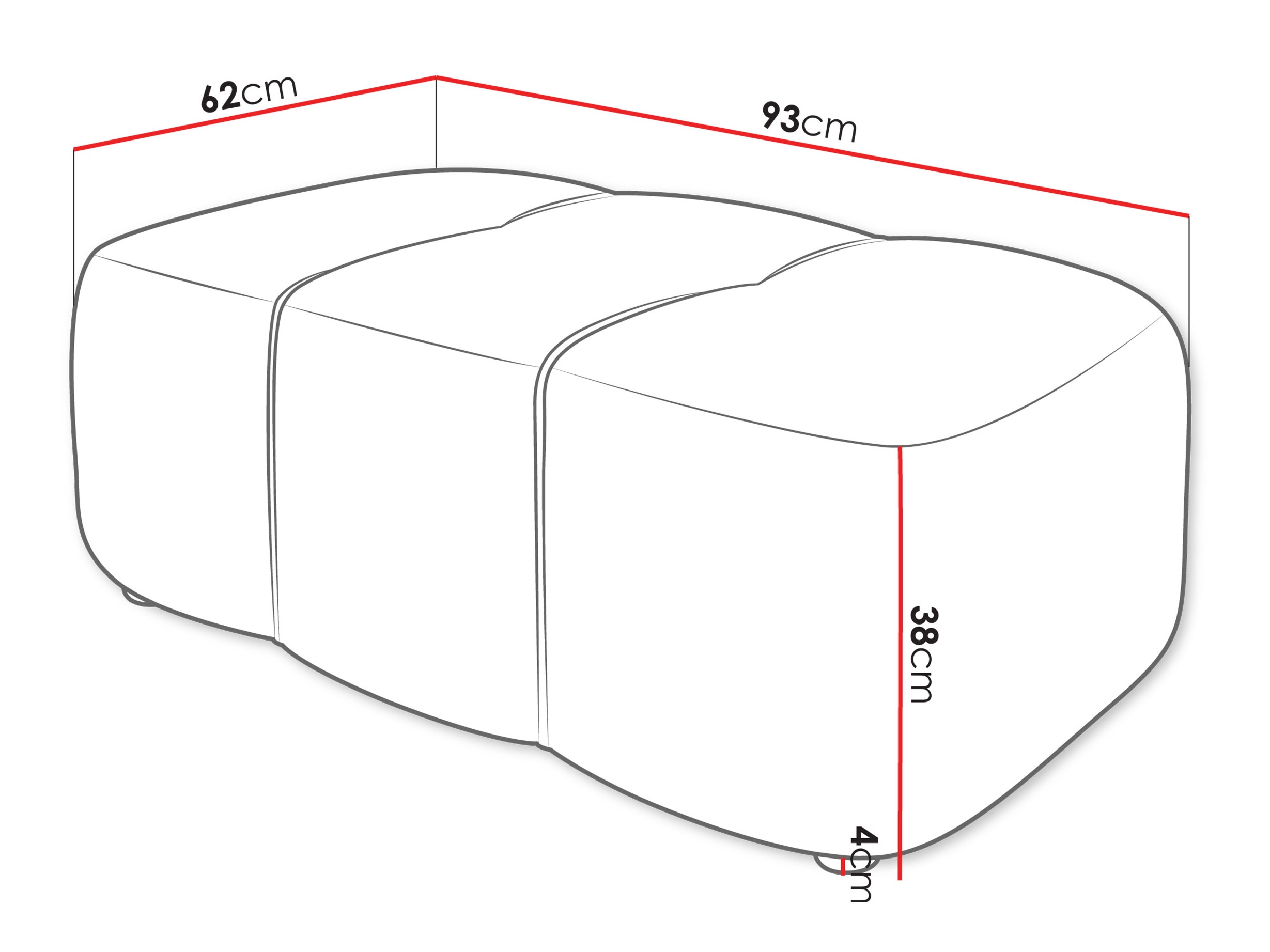 Upholstered bench Comfivo 472 (Velo 621)
