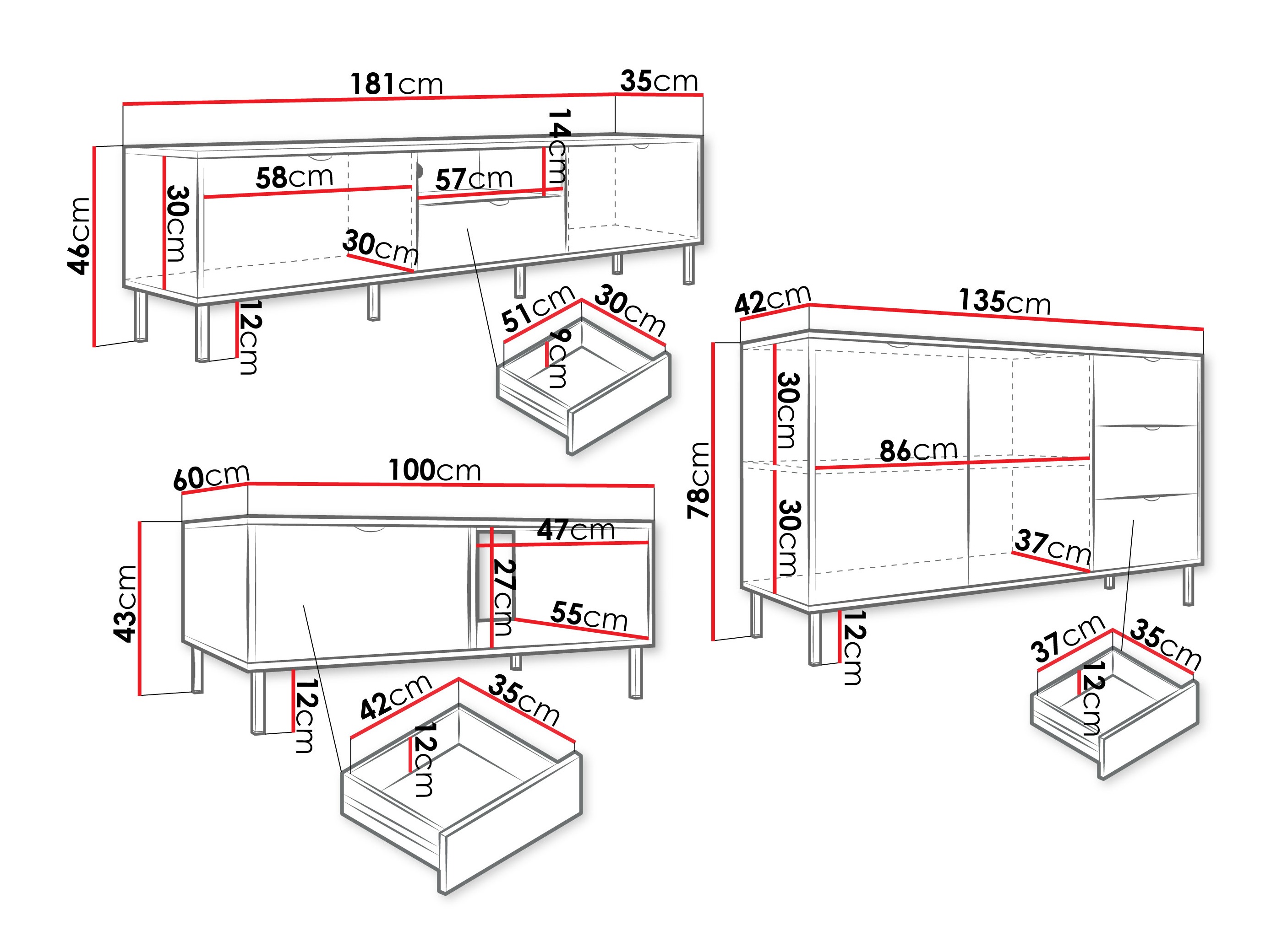 Living room set Comfivo Elblare