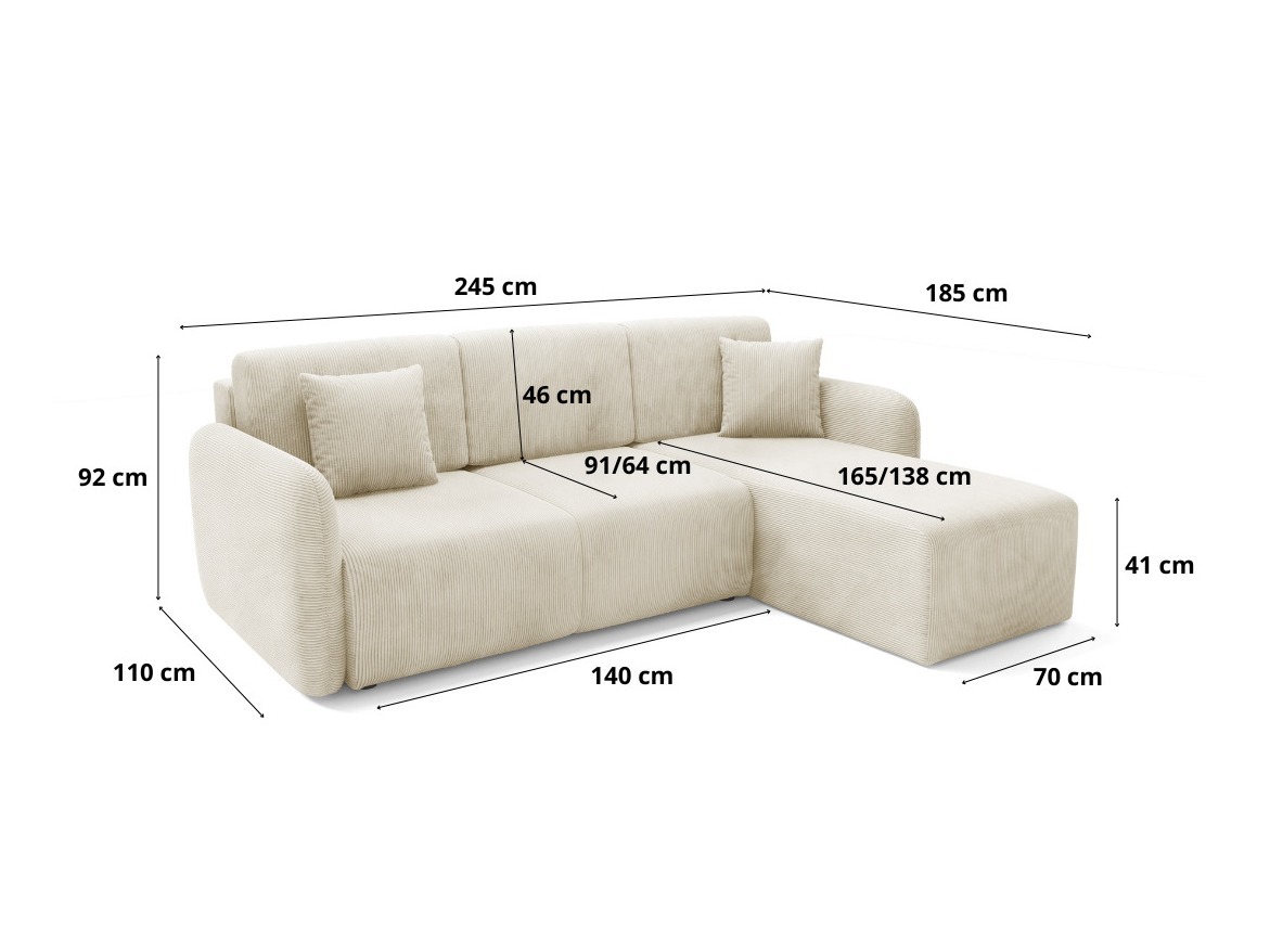 Corner sofa Franklin 190 (Poso 38)