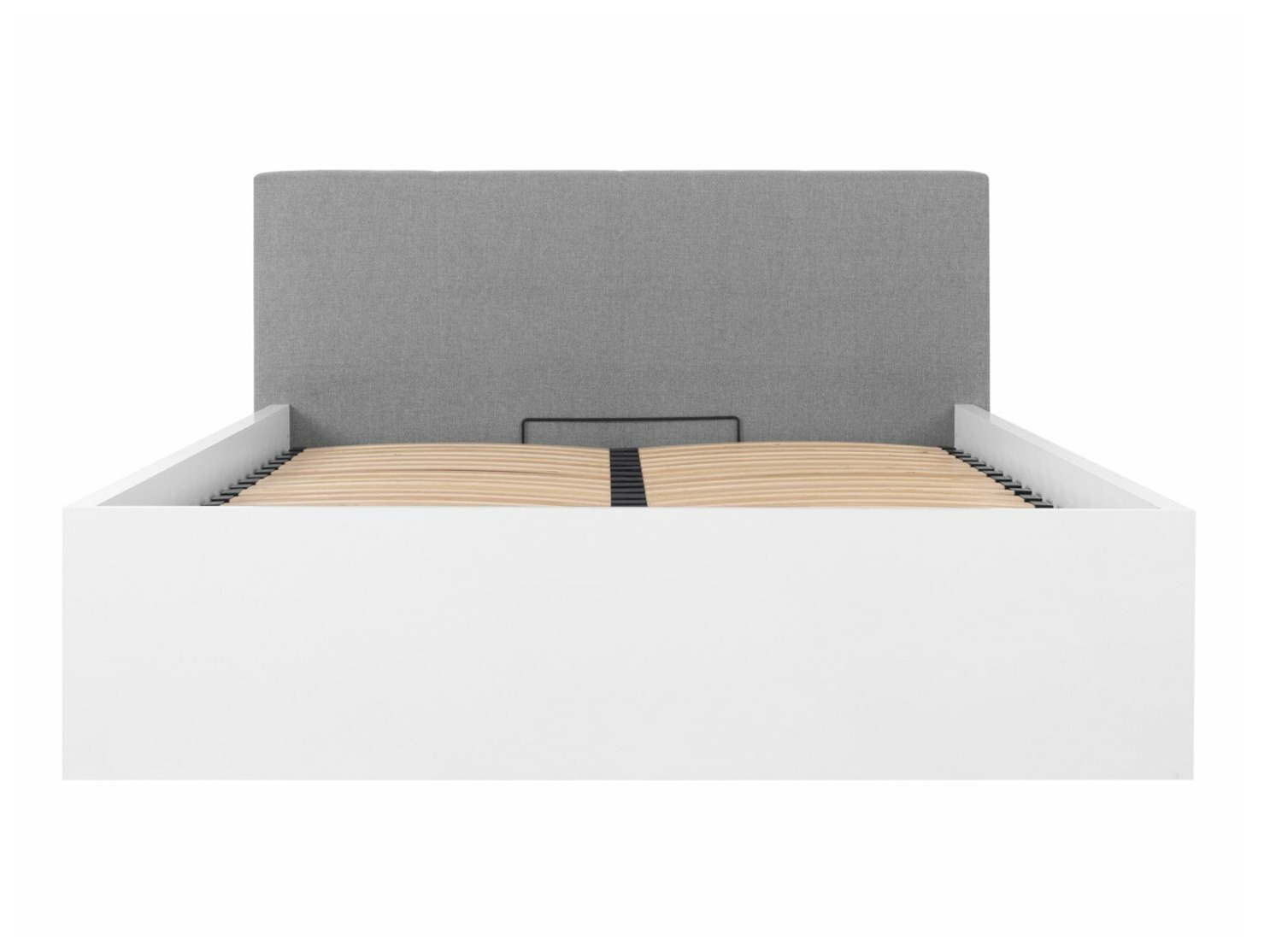 Bed Livevaro 123 (Glossy white + Grey)