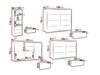 Living room set Comfivo Fersoe 108 (White)
