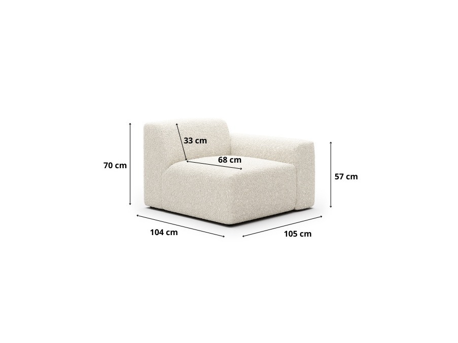 Modular seating unit Romenoi 107 (Centaur 01)