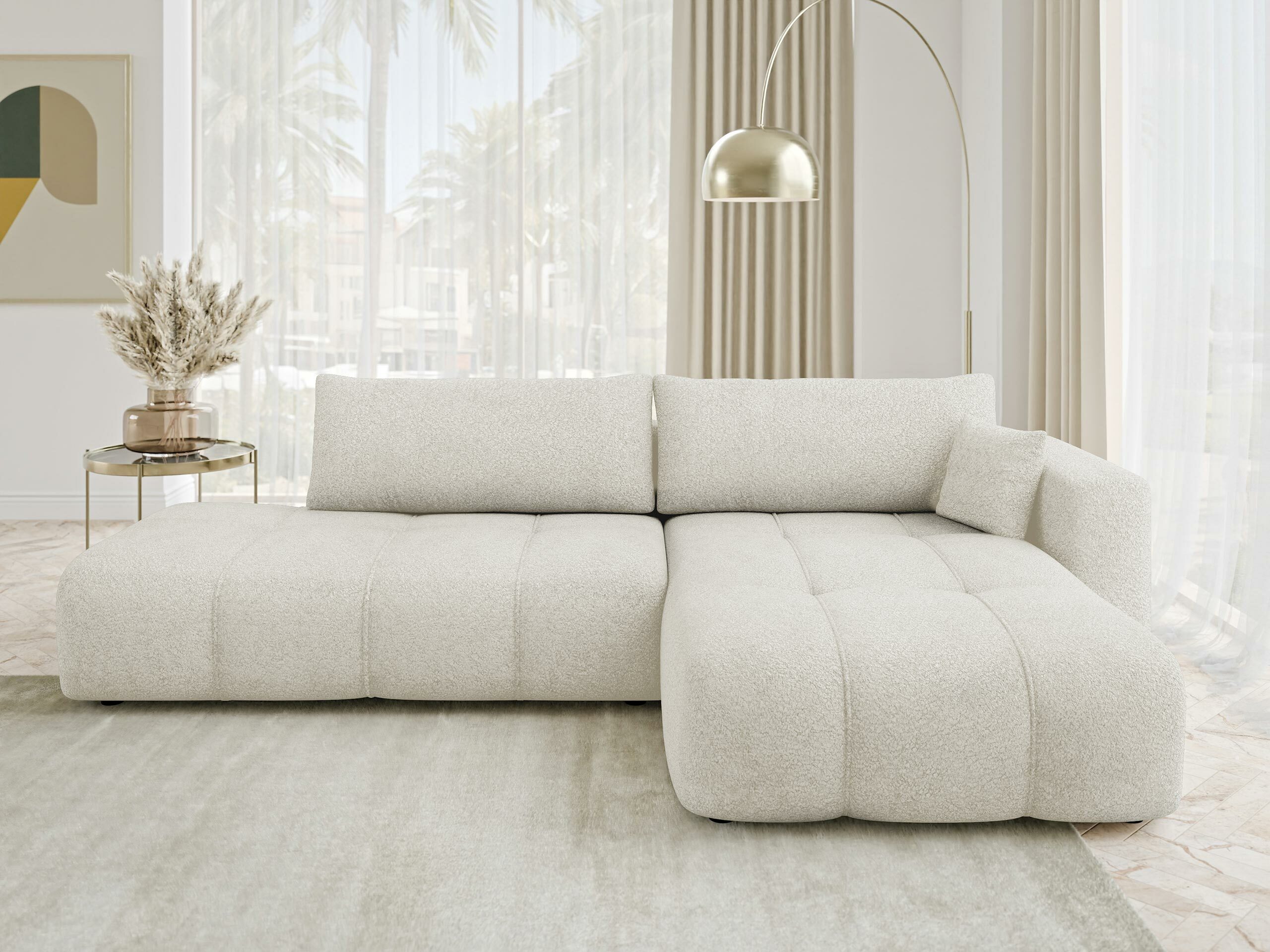 Corner sofa Comfivo Laurus III (Coral 65)