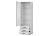 Bookcase Tornola 102 (Cashmere + Black)