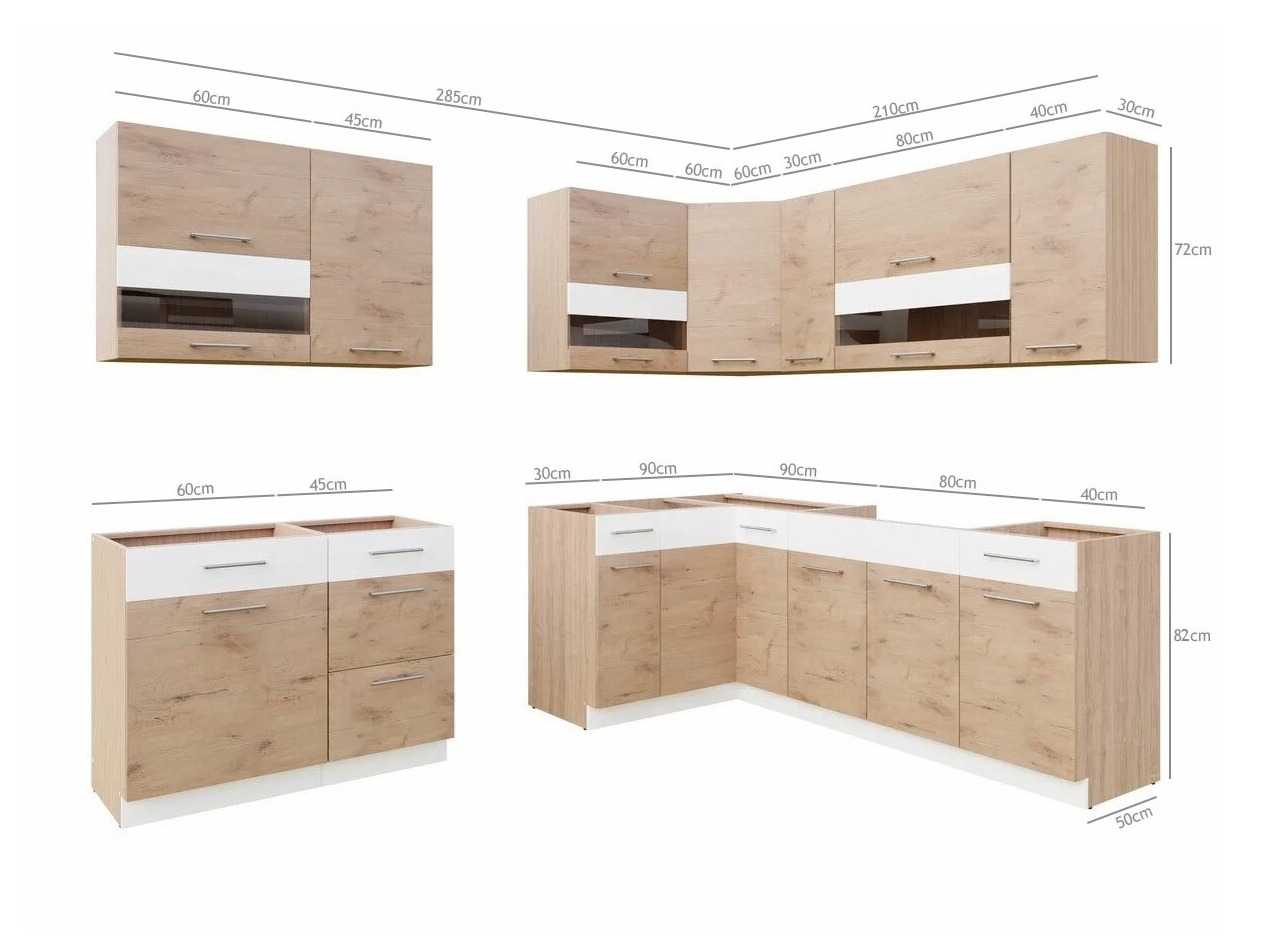 Modular kitchen set Mode Beech 131