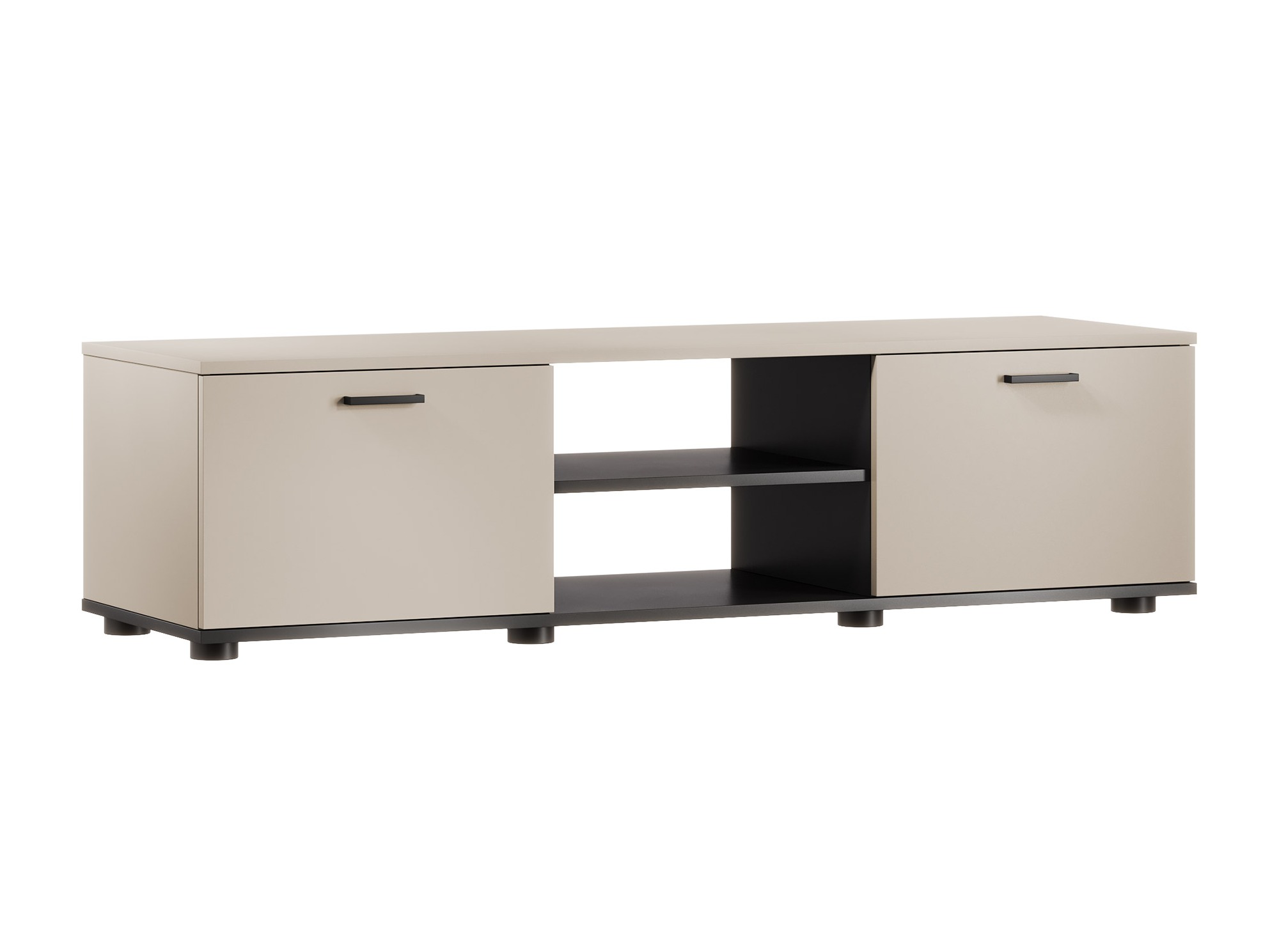 TV stand Tornola 100 (Cashmere + Black)
