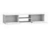 TV stand Tornola 101 (Black + Glossy black)
