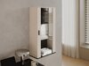 Wall cabinet Tornola 103 (Cashmere + Oak)