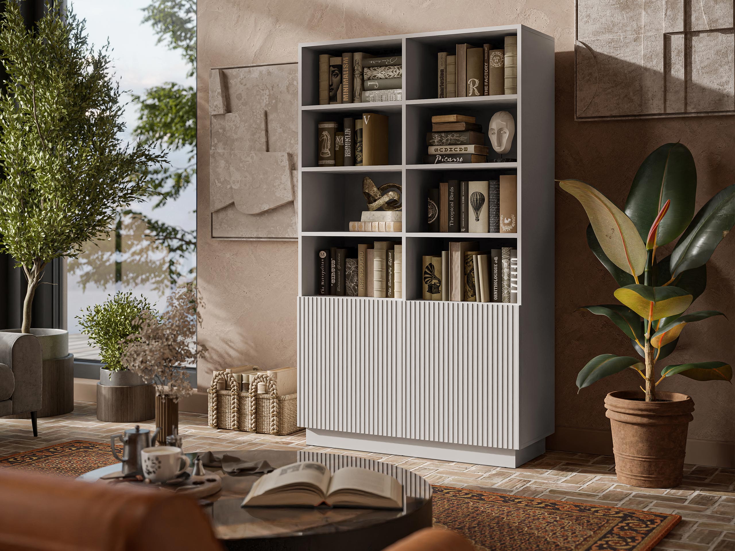 Bookcase Lingua (Cashmere)