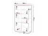 Bookcase Lusonu 102 (Black)