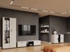Bookcase Tornola 105 (Cashmere + Black)