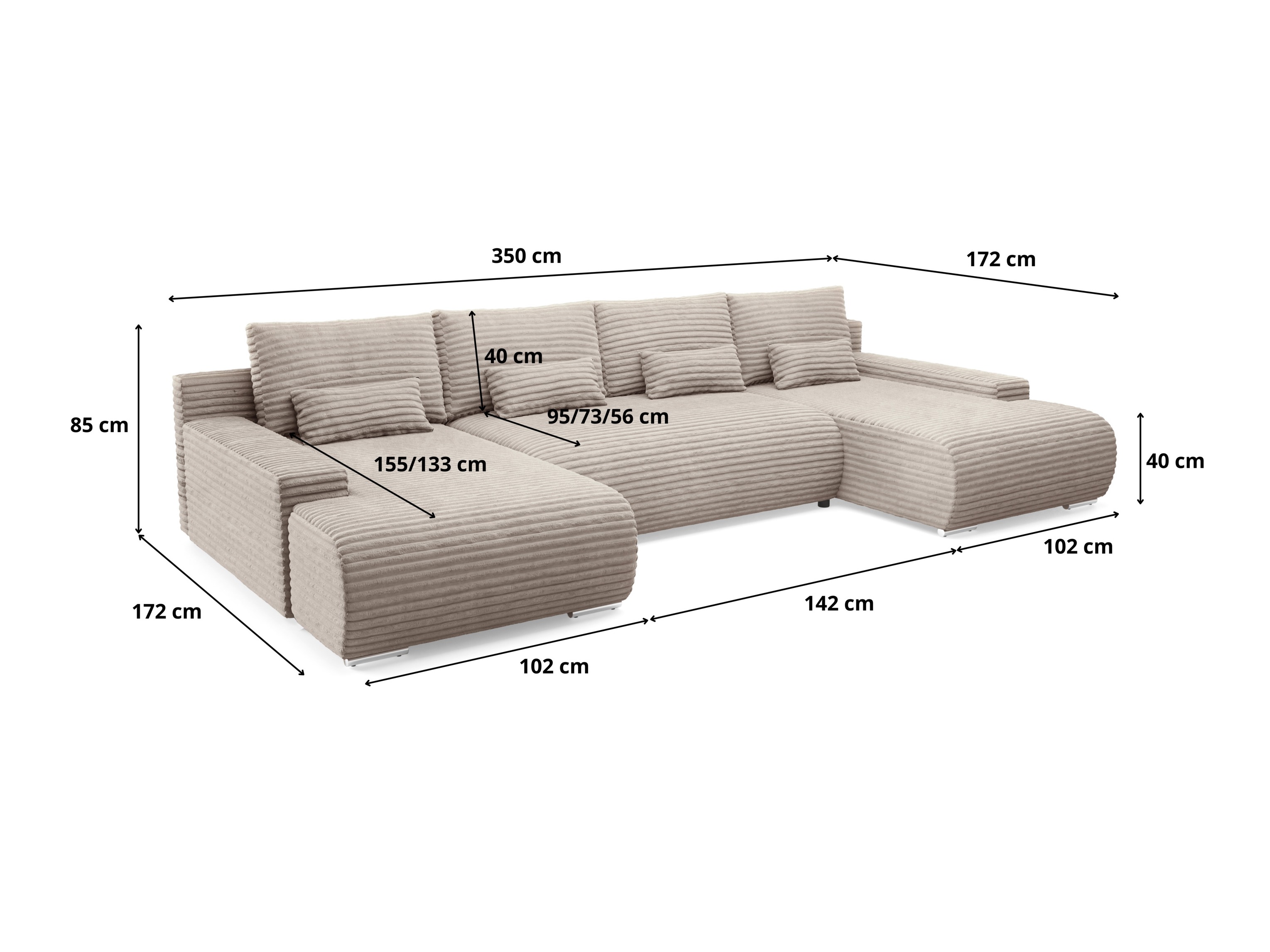 Corner sofa Franklin 202 (Ambience 01)