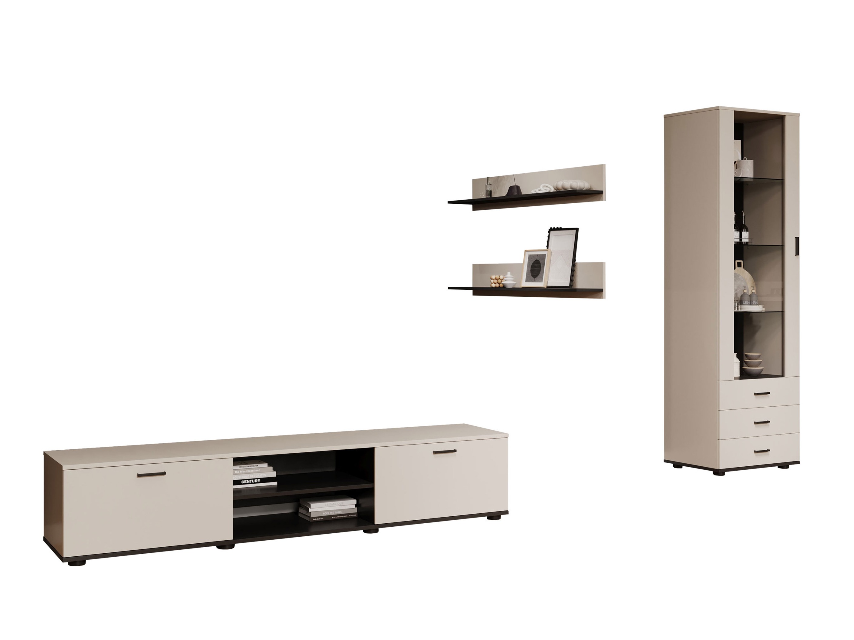 Living room set Tornola 107 (Cashmere + Black)