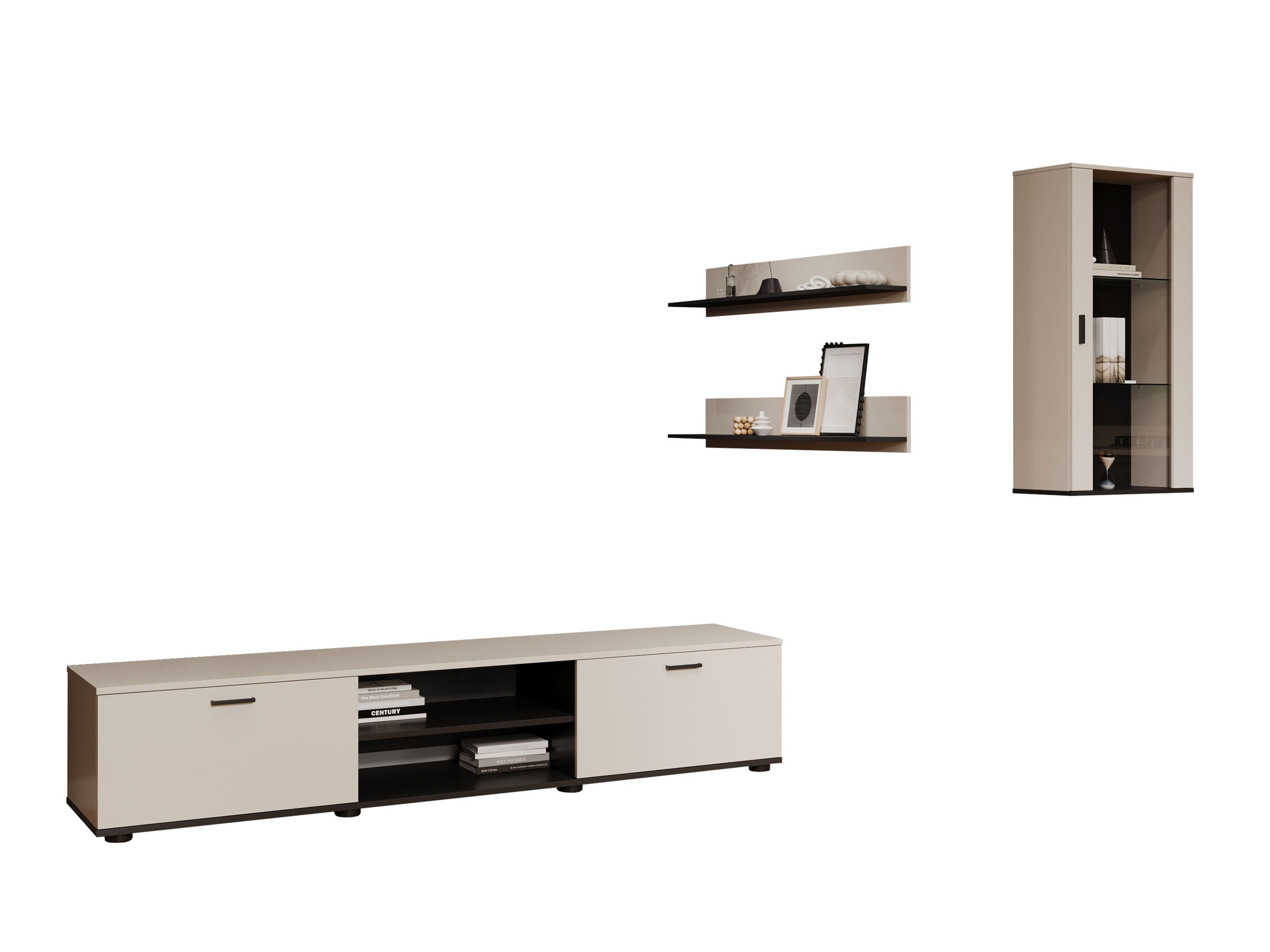 Living room set Tornola 113 (Cashmere + Black)