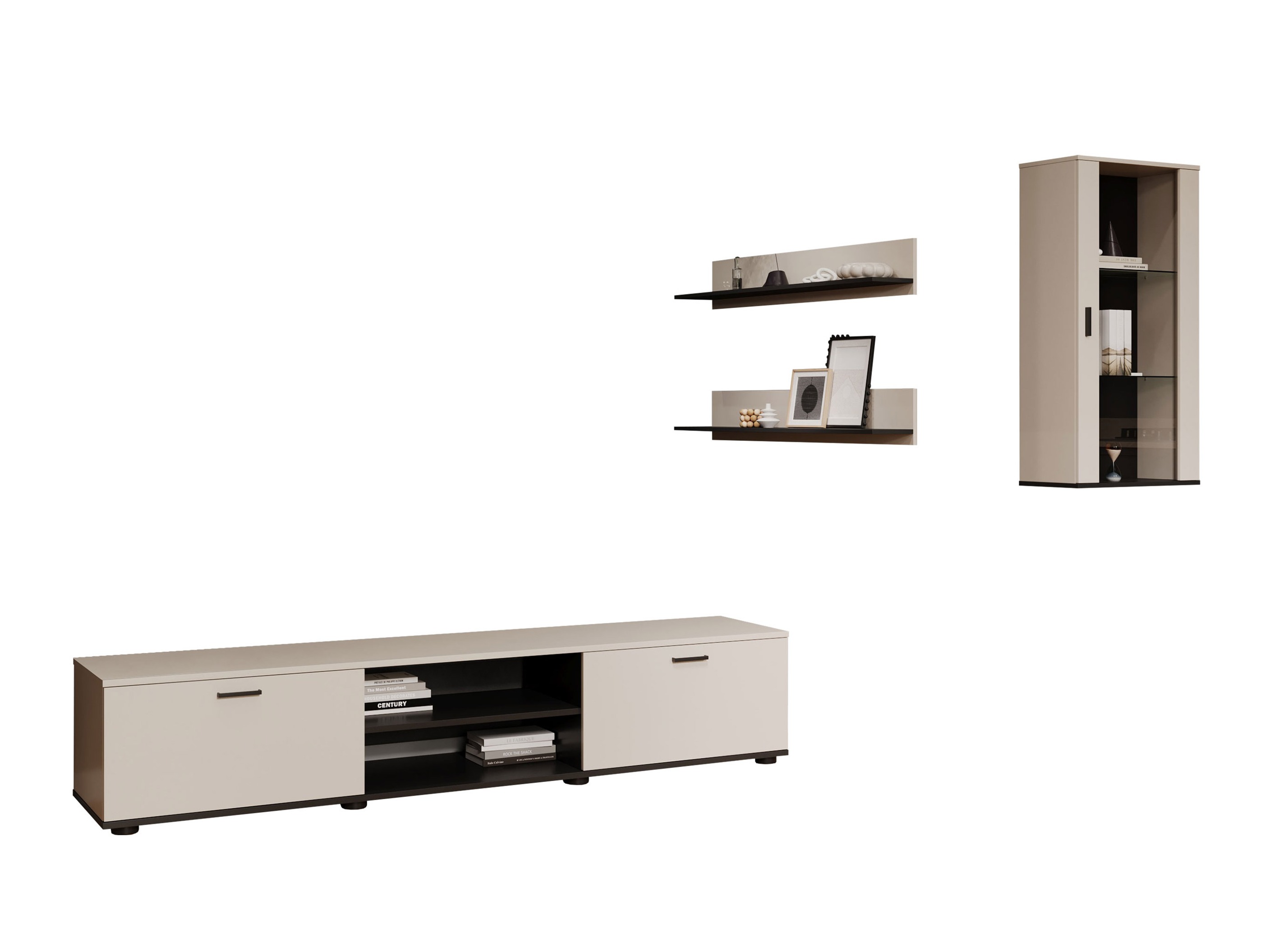 Living room set Tornola 113 (Cashmere + Black)