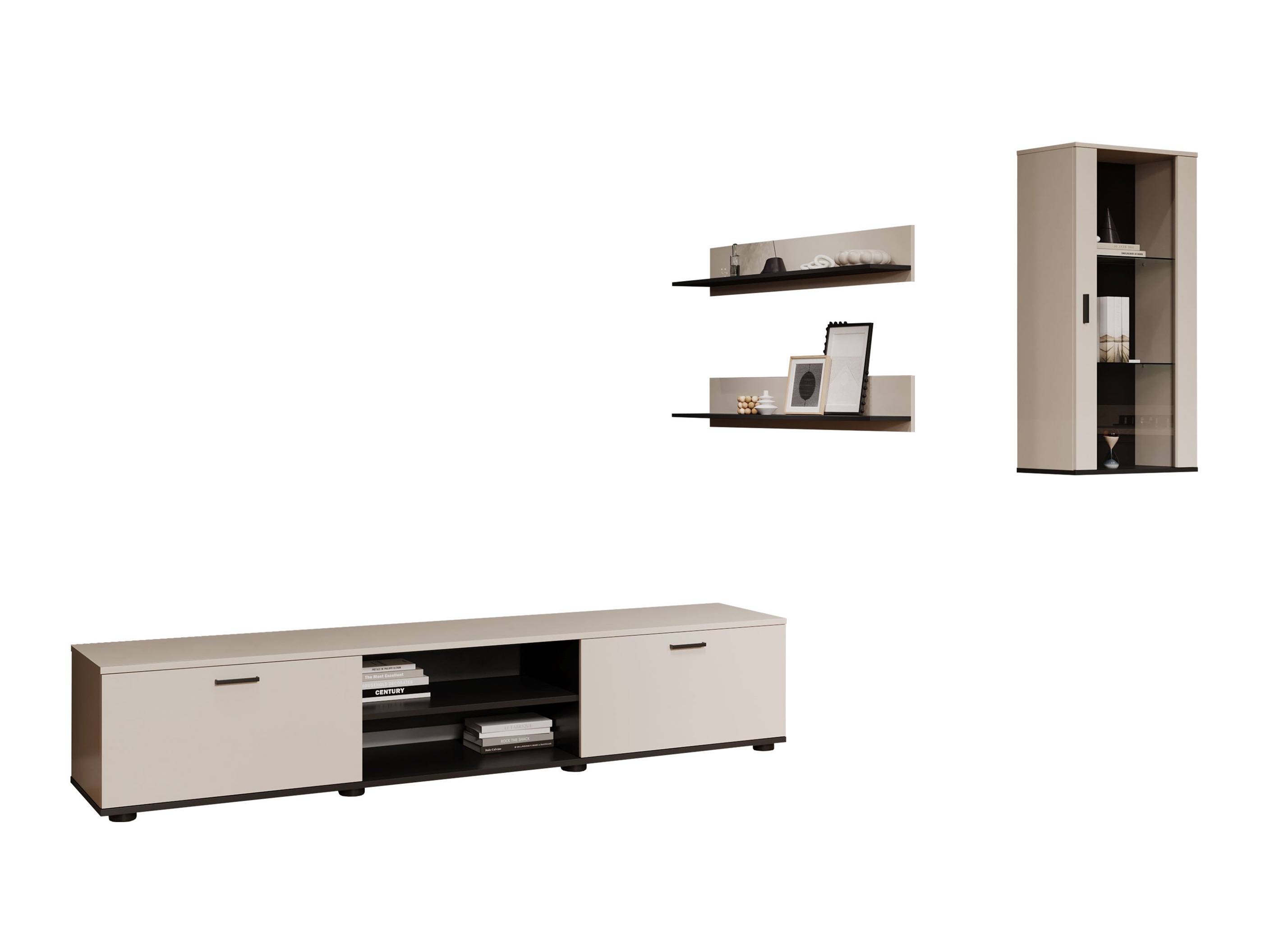 Living room set Tornola 113 (Cashmere + Black)