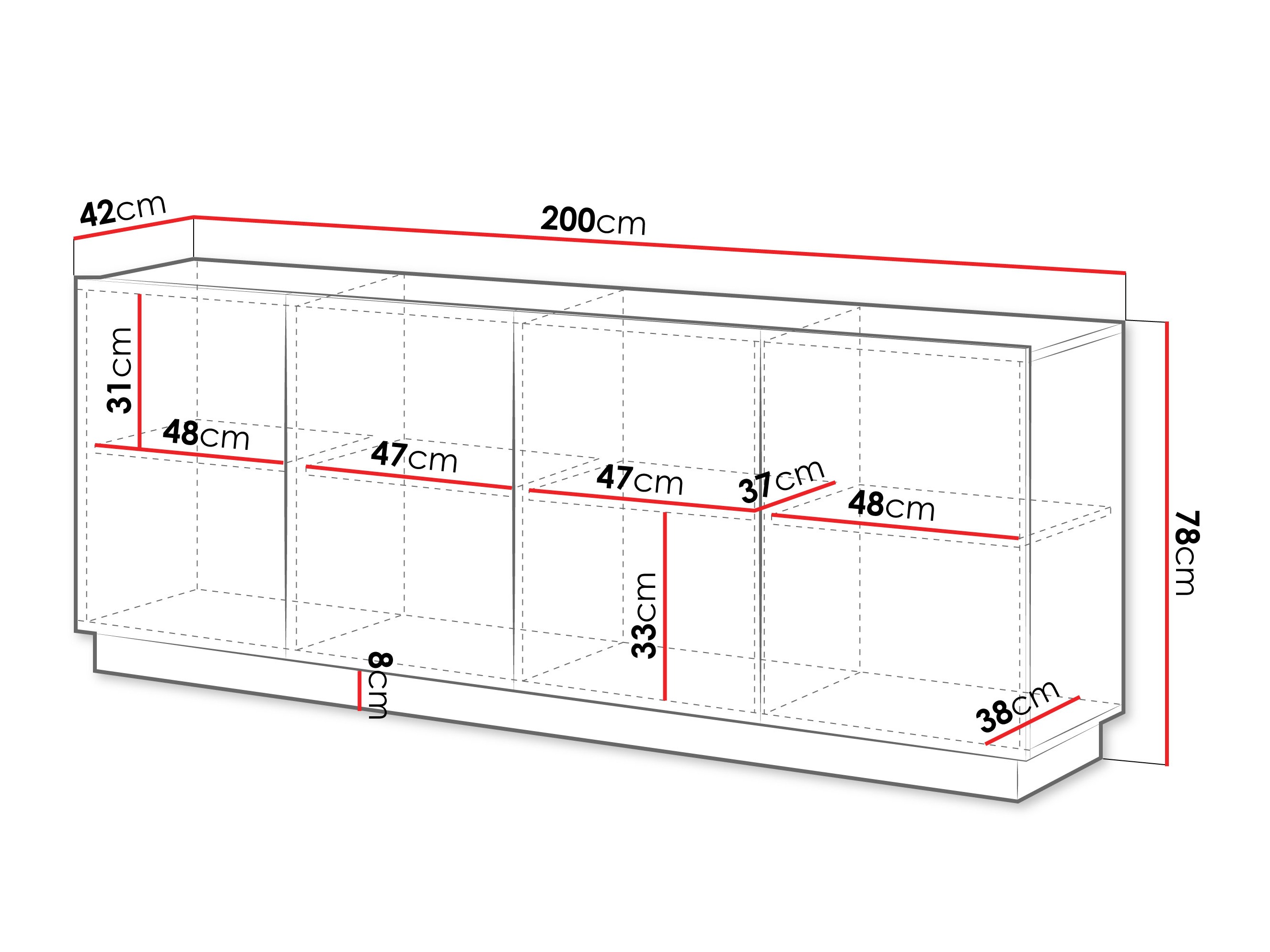 Sideboard Lingua (White)