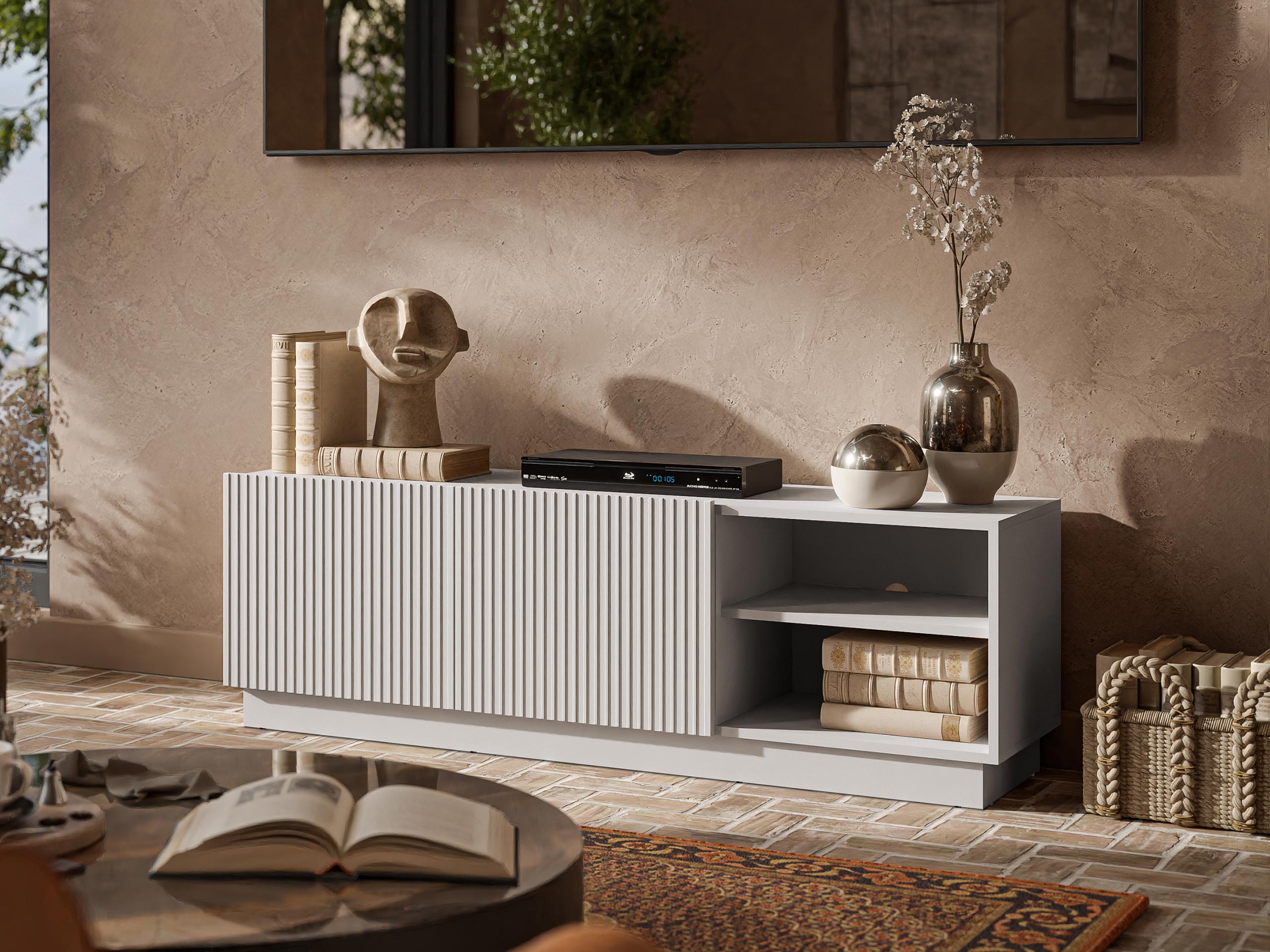 TV stand Lingua (Cashmere)