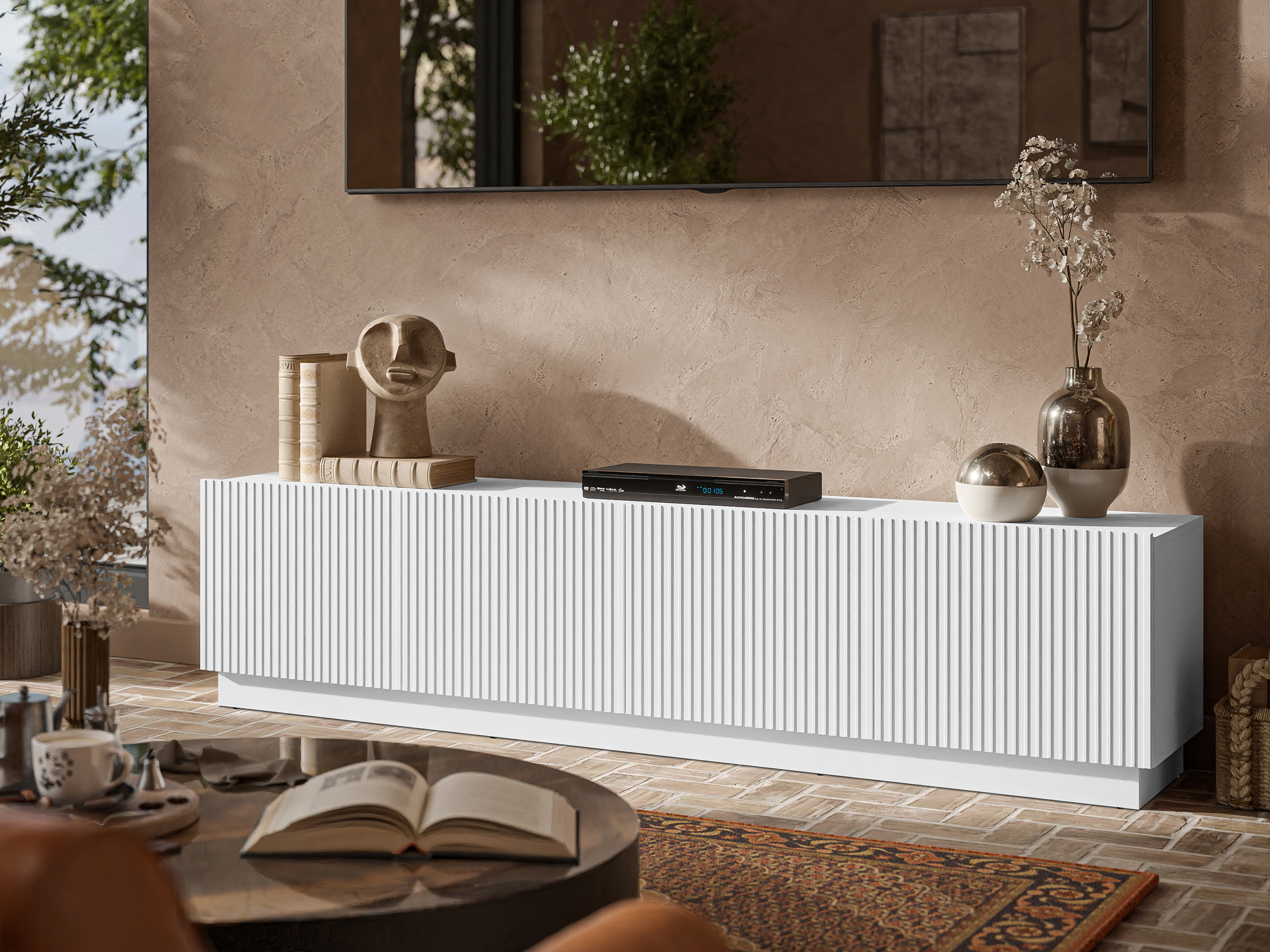 TV stand Lingua I (White)