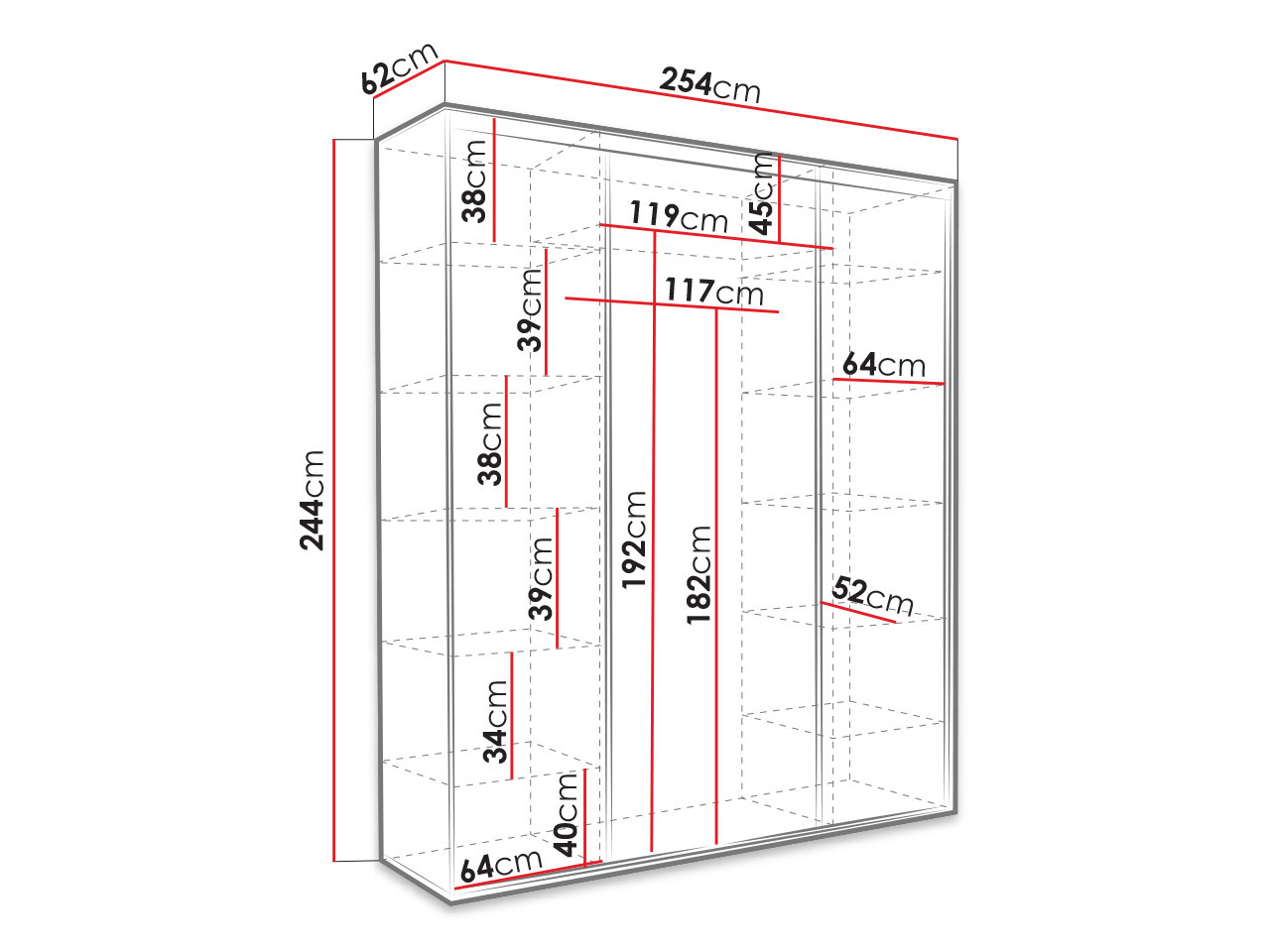 Wardrobe Murrieta 189