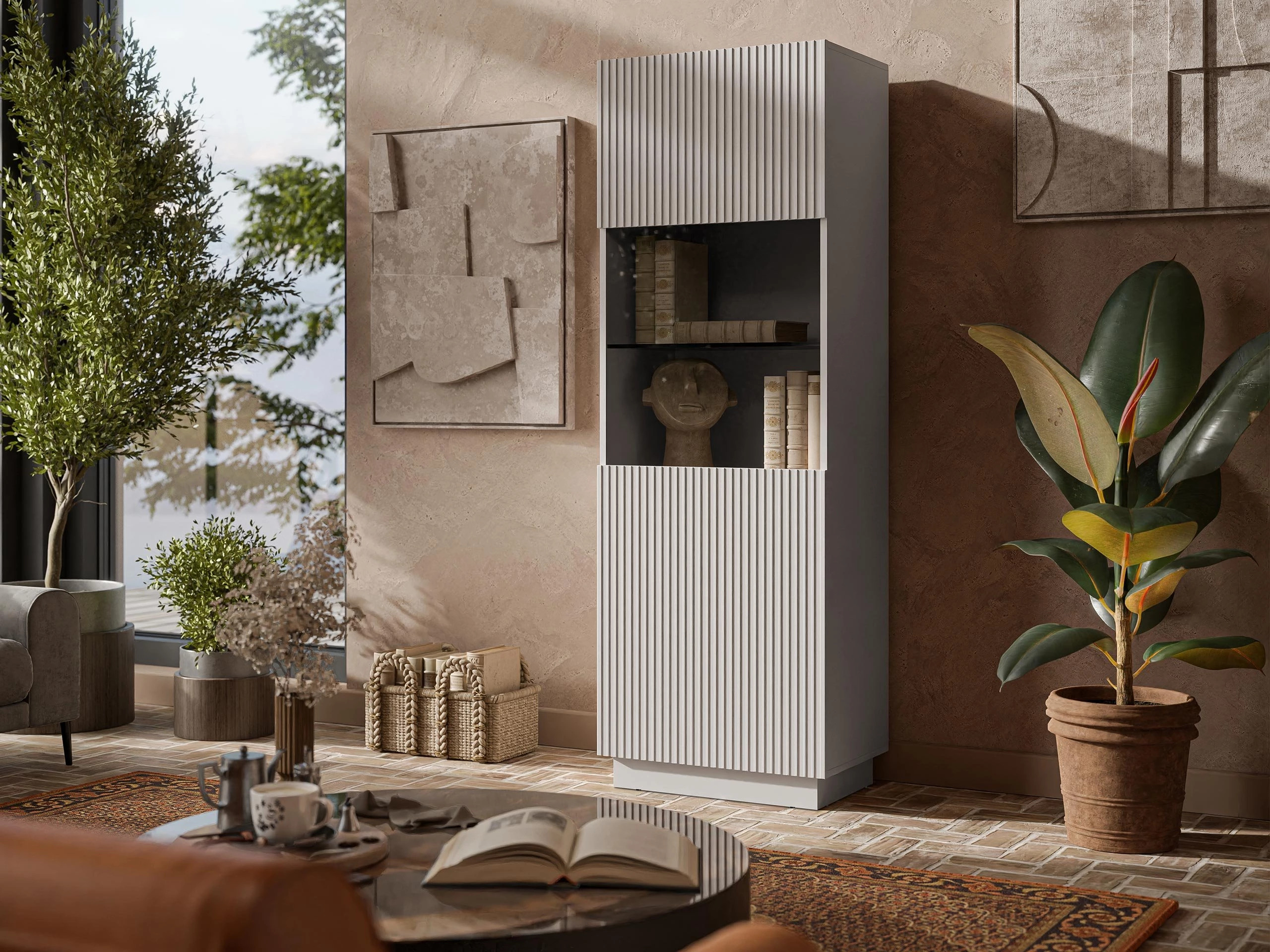 Bookcase Lingua I (Cashmere)