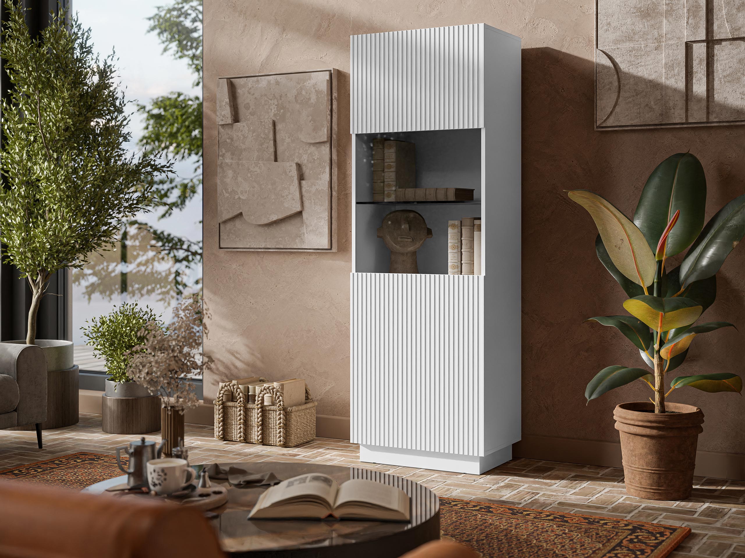 Bookcase Lusonu 106 (White)