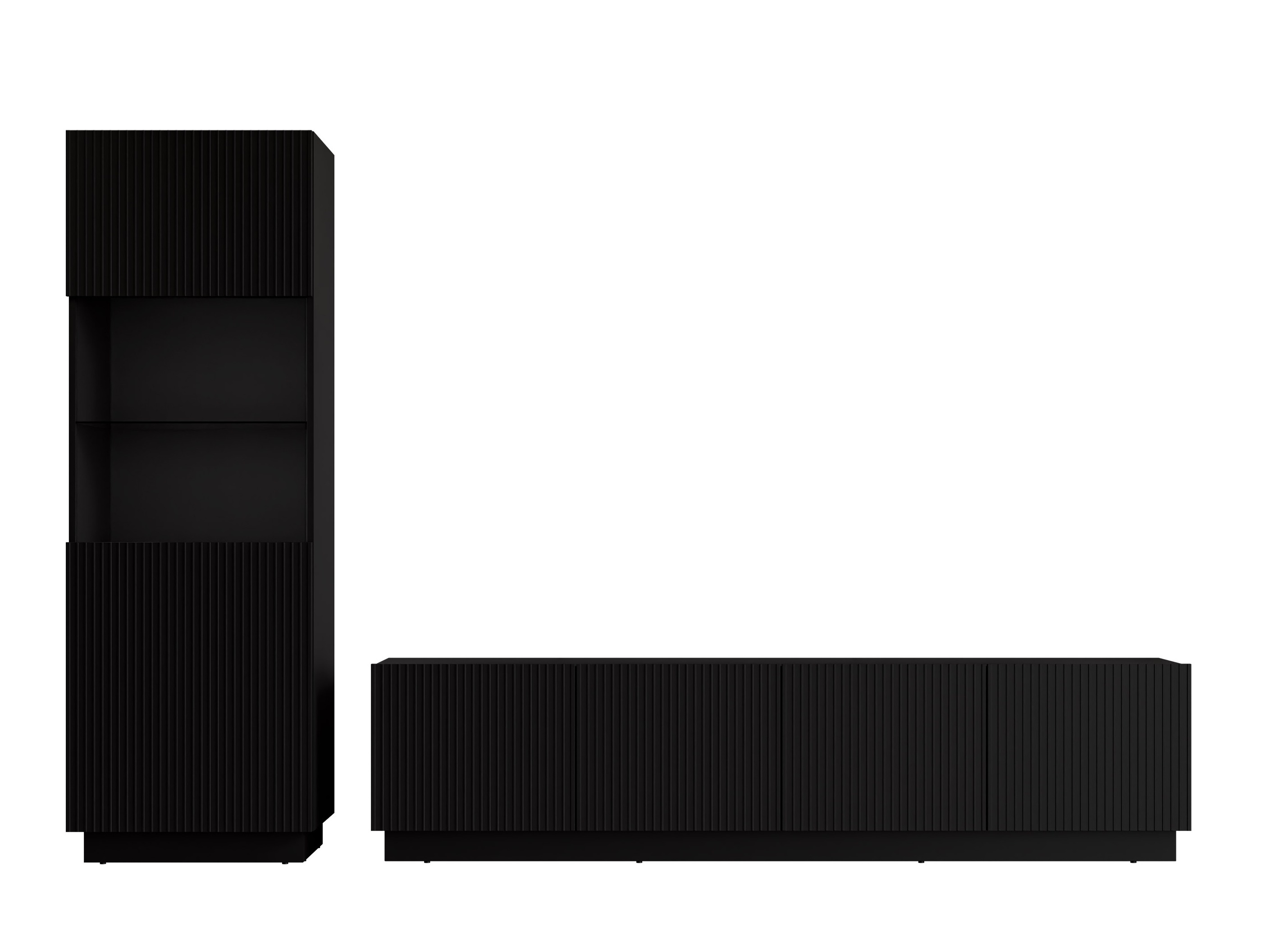 Living room set Lusonu 107 (Black)