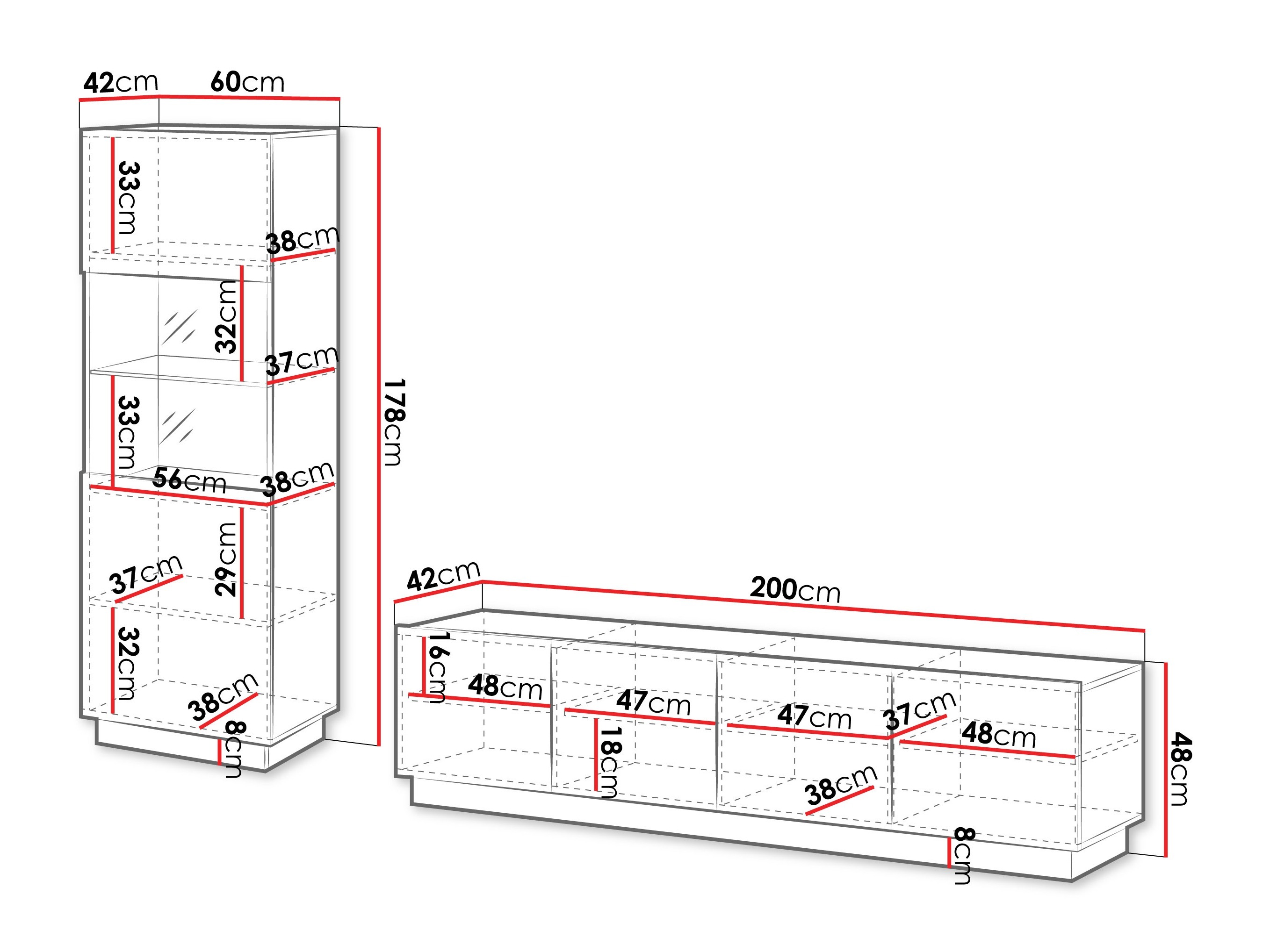 Living room set Lusonu 107 (White)