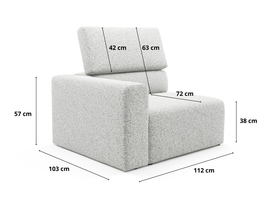 Modular seating unit Virorle 102 (Puente 09)