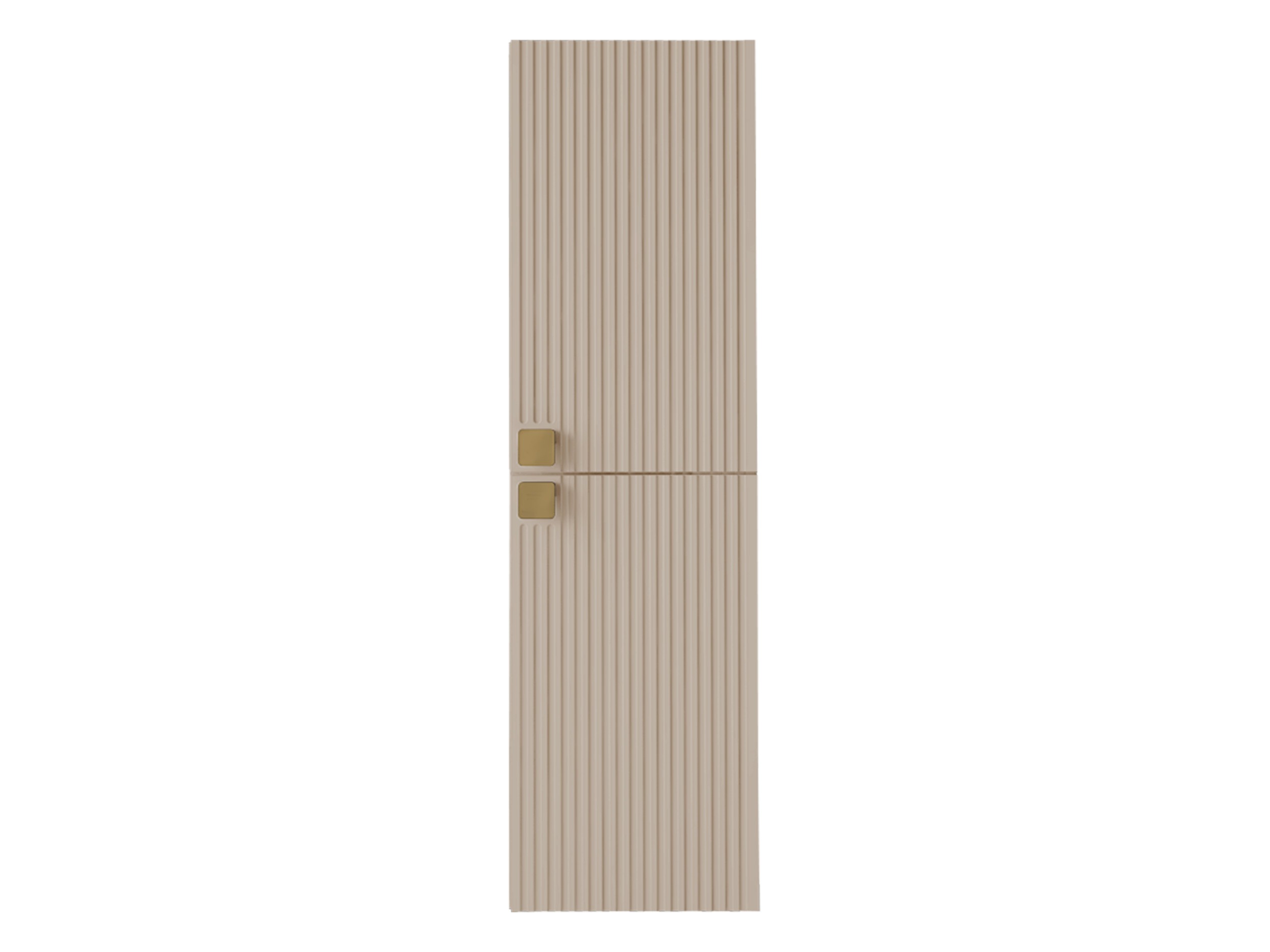 Wall-mounted bathroom cabinet Panium (Light brown)