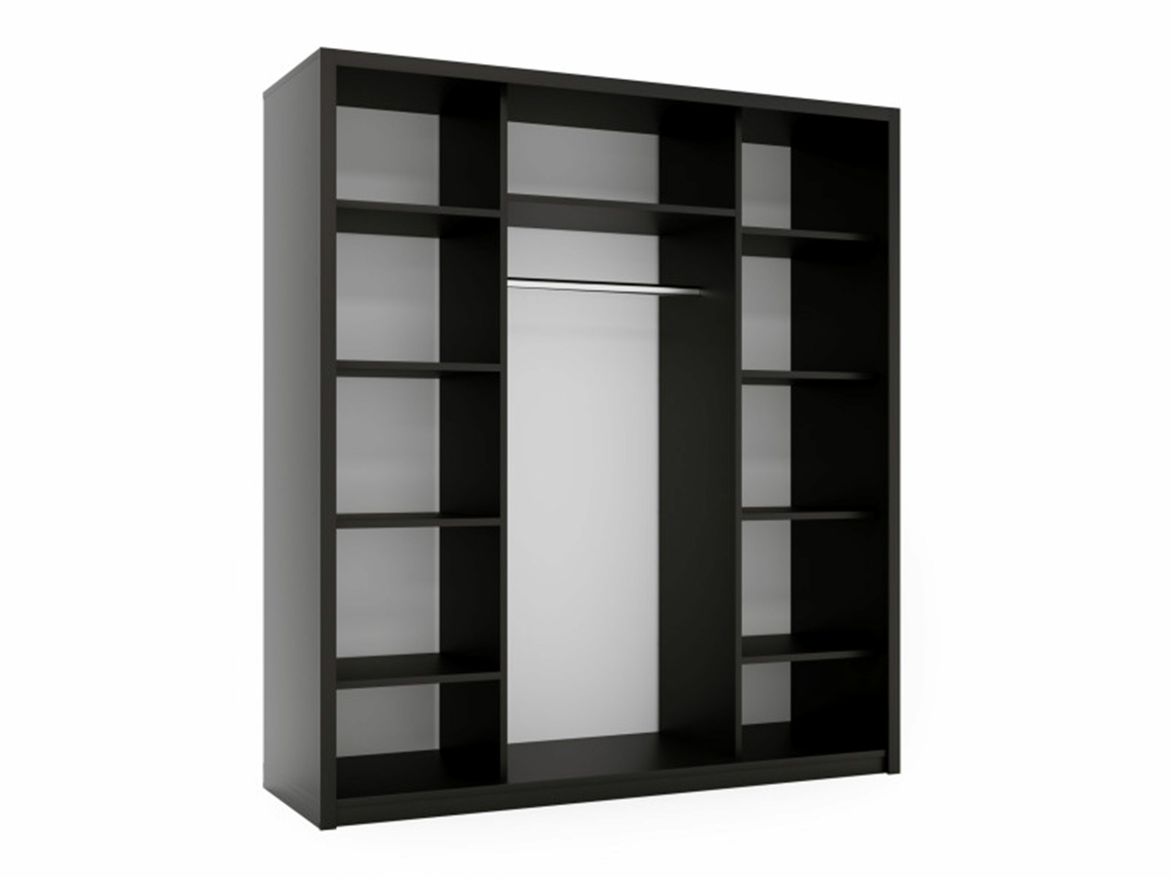 Wardrobe Murrieta 192 (Black + Brown)
