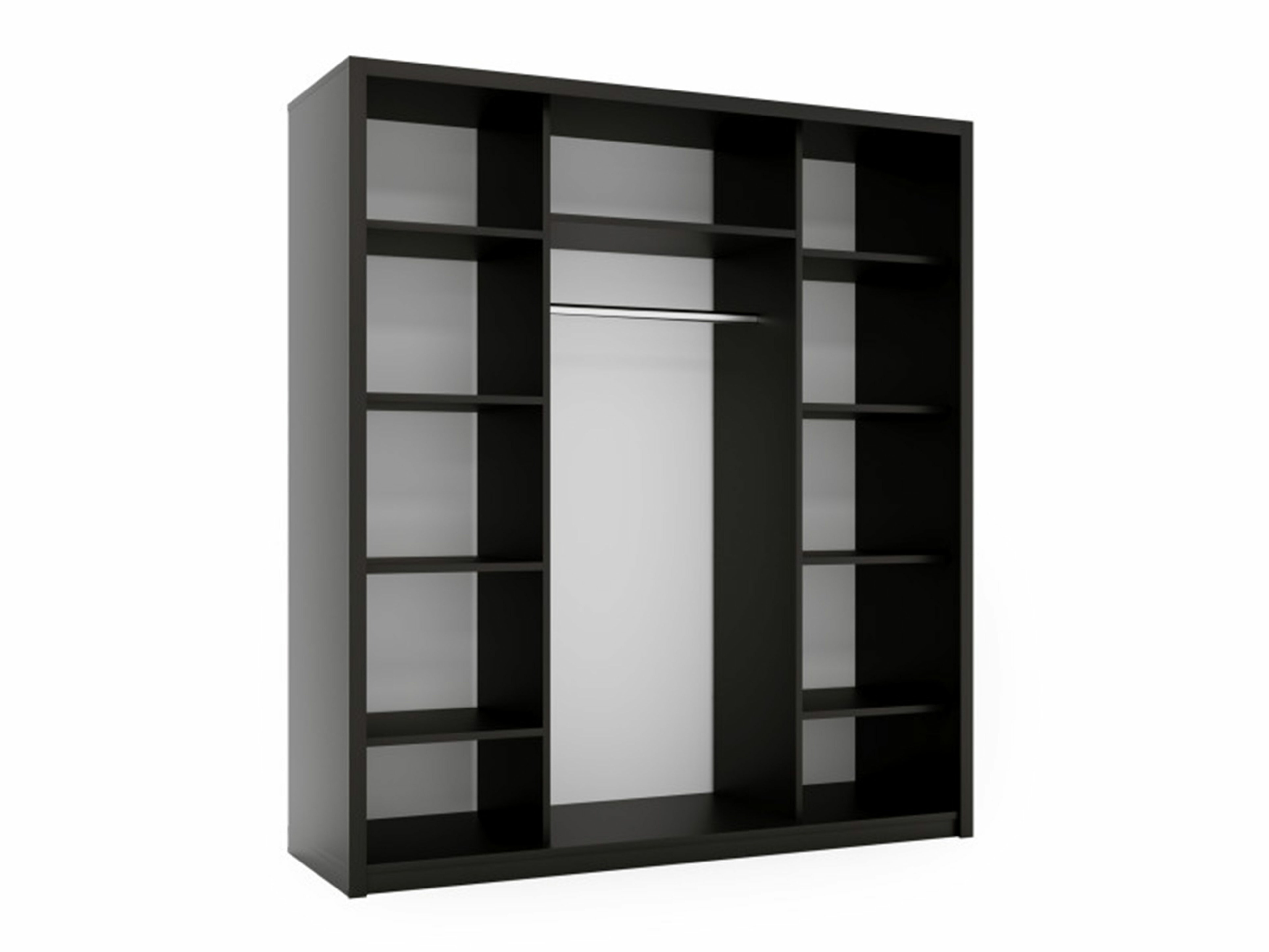 Wardrobe Murrieta 193 (Black + Brown)