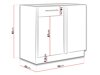 Modular cabinet with doors Wood Dark 127