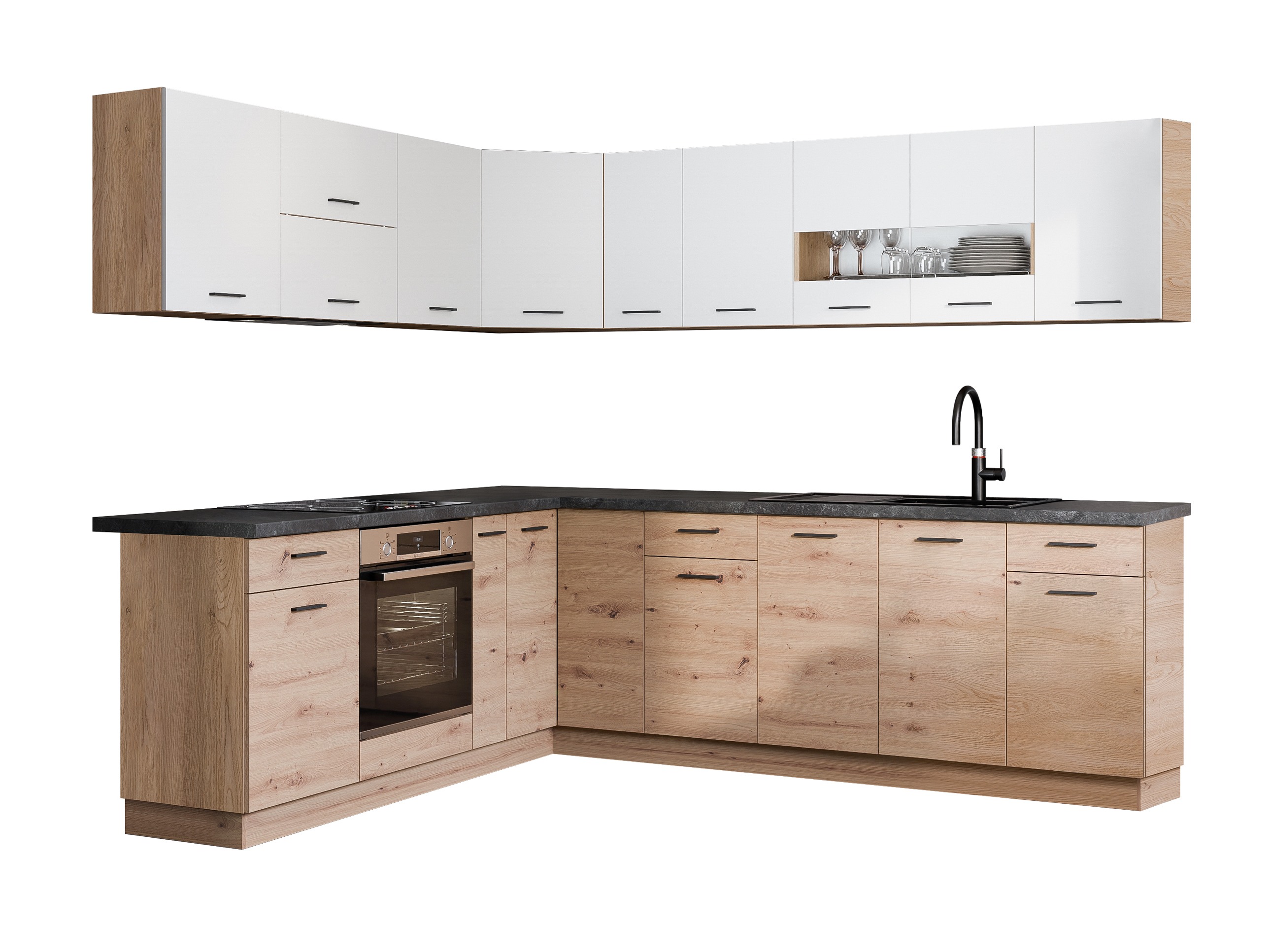 Modular kitchen set Ati White Artisan 100