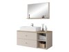 Bathroom set Ophruvi 100 (Light brown)