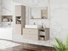 Bathroom set Ophruvi 101 (Light brown)