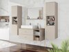 Bathroom set Ophruvi 102 (Light brown)
