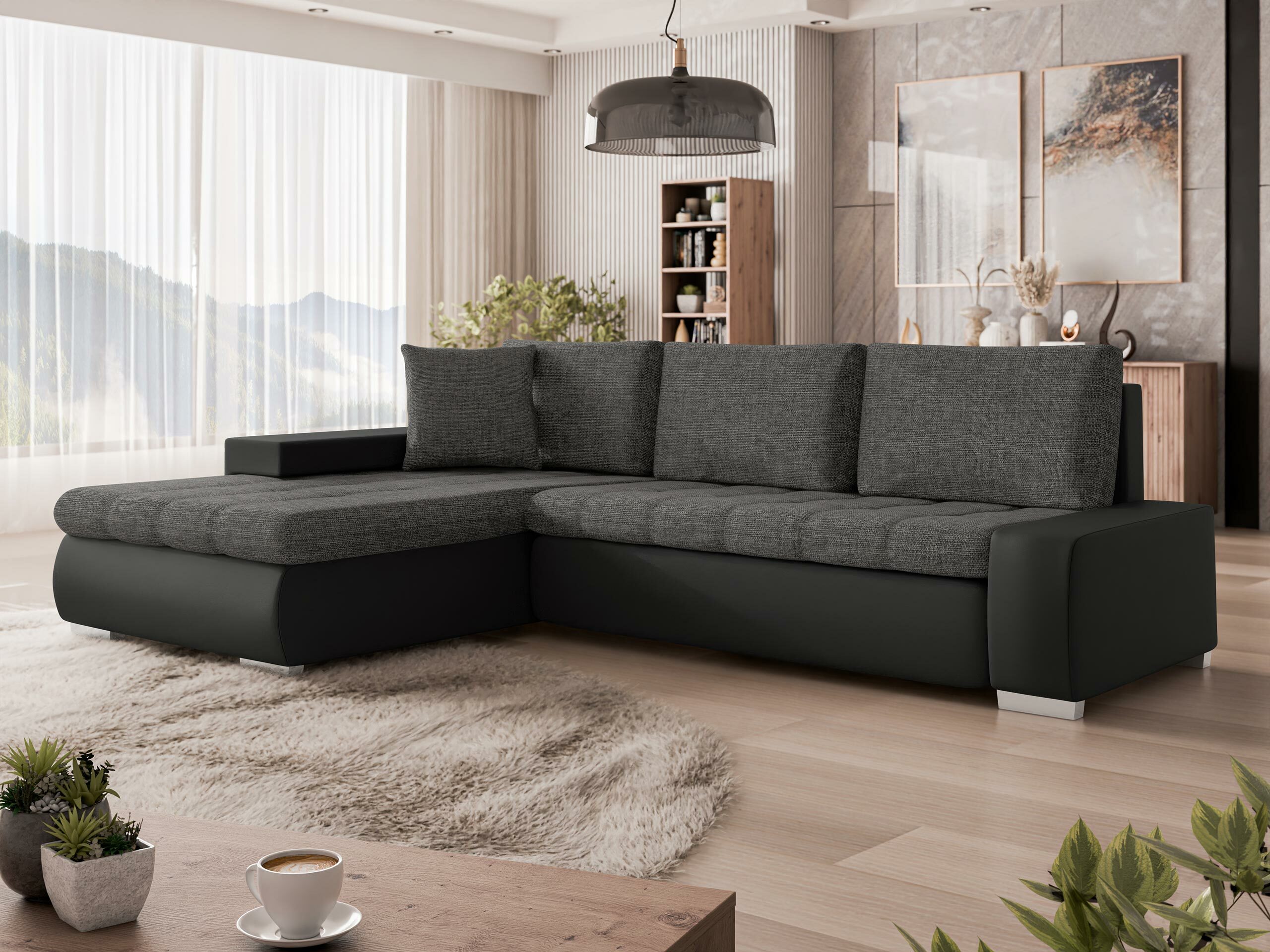 Corner sofa Comfivo 119 (Soft 011 + Lux 06)