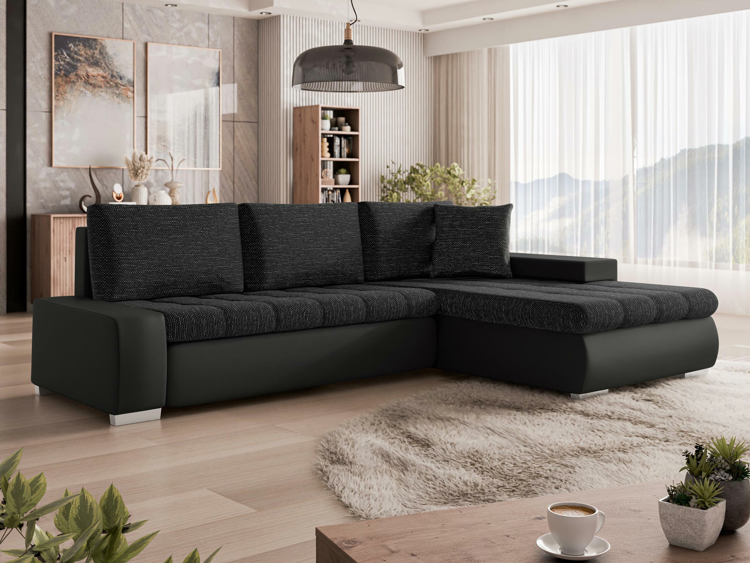 Corner sofa Comfivo Nitor (Soft 011 + Lawa 06)