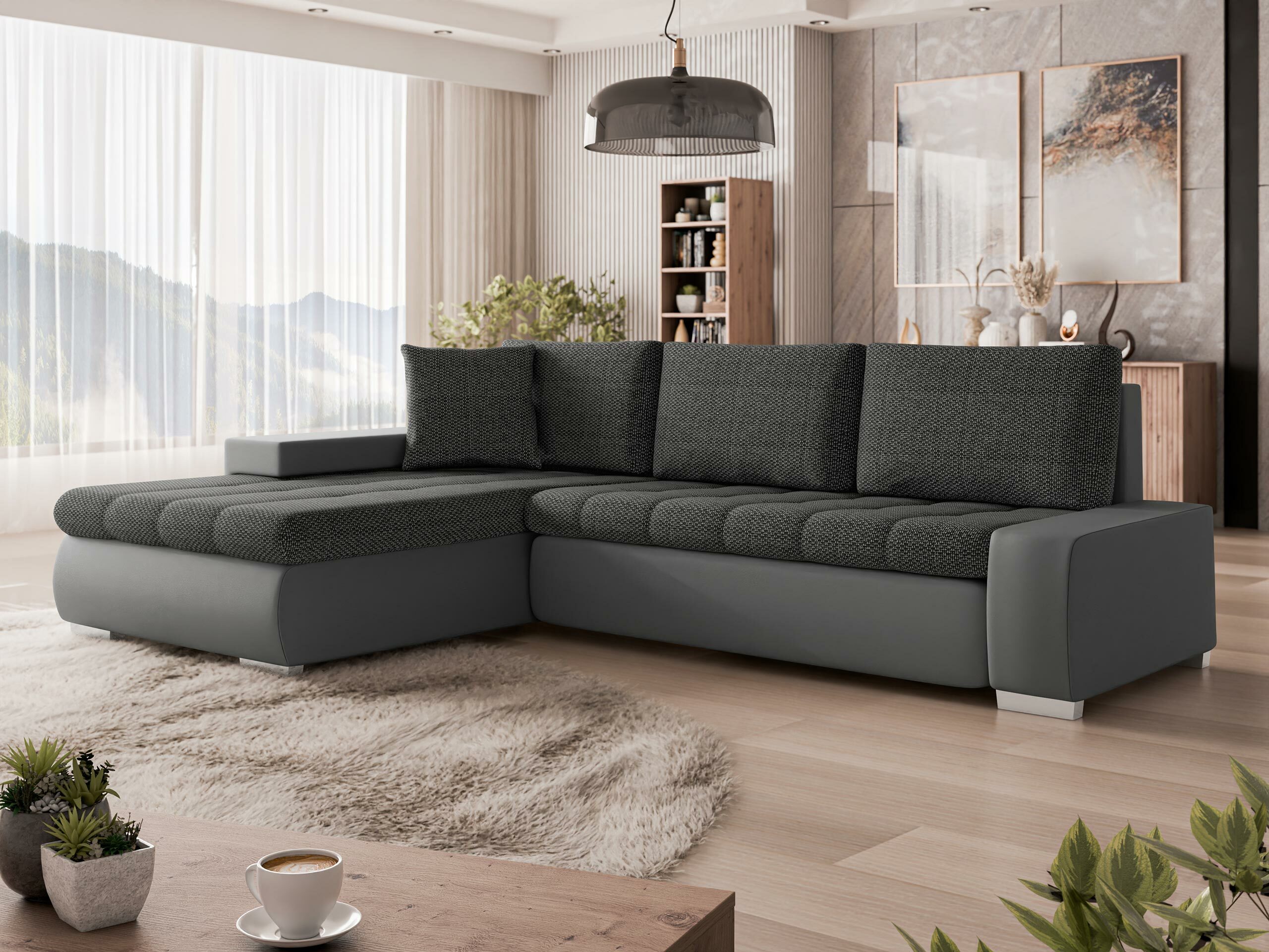Corner sofa Comfivo Nitor (Soft 029 + Majorka 03)