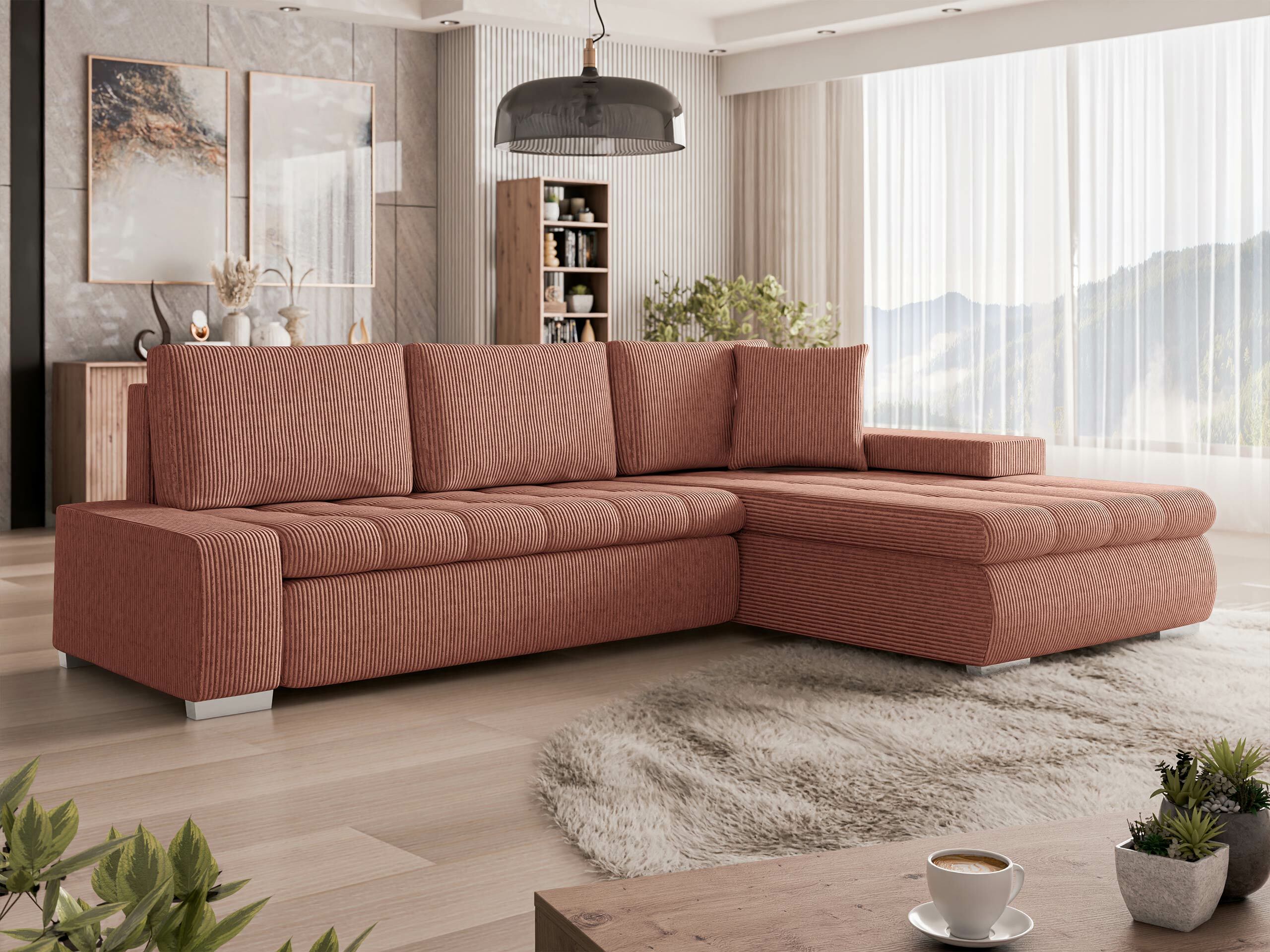 Corner sofa Comfivo Nitor (Uttario Velvet 2955 + Evo 28)