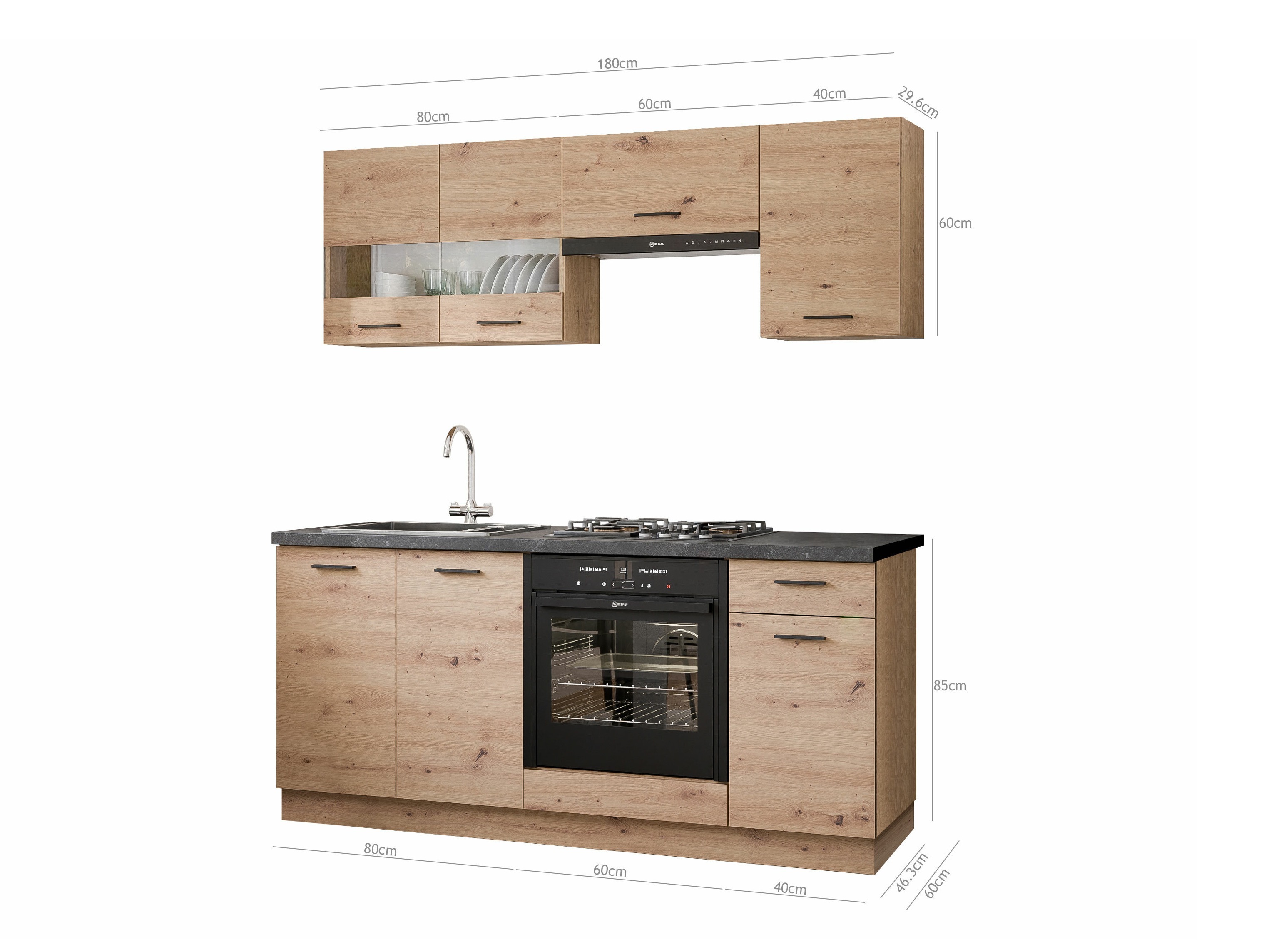 Modular kitchen set Ati Artisan 129