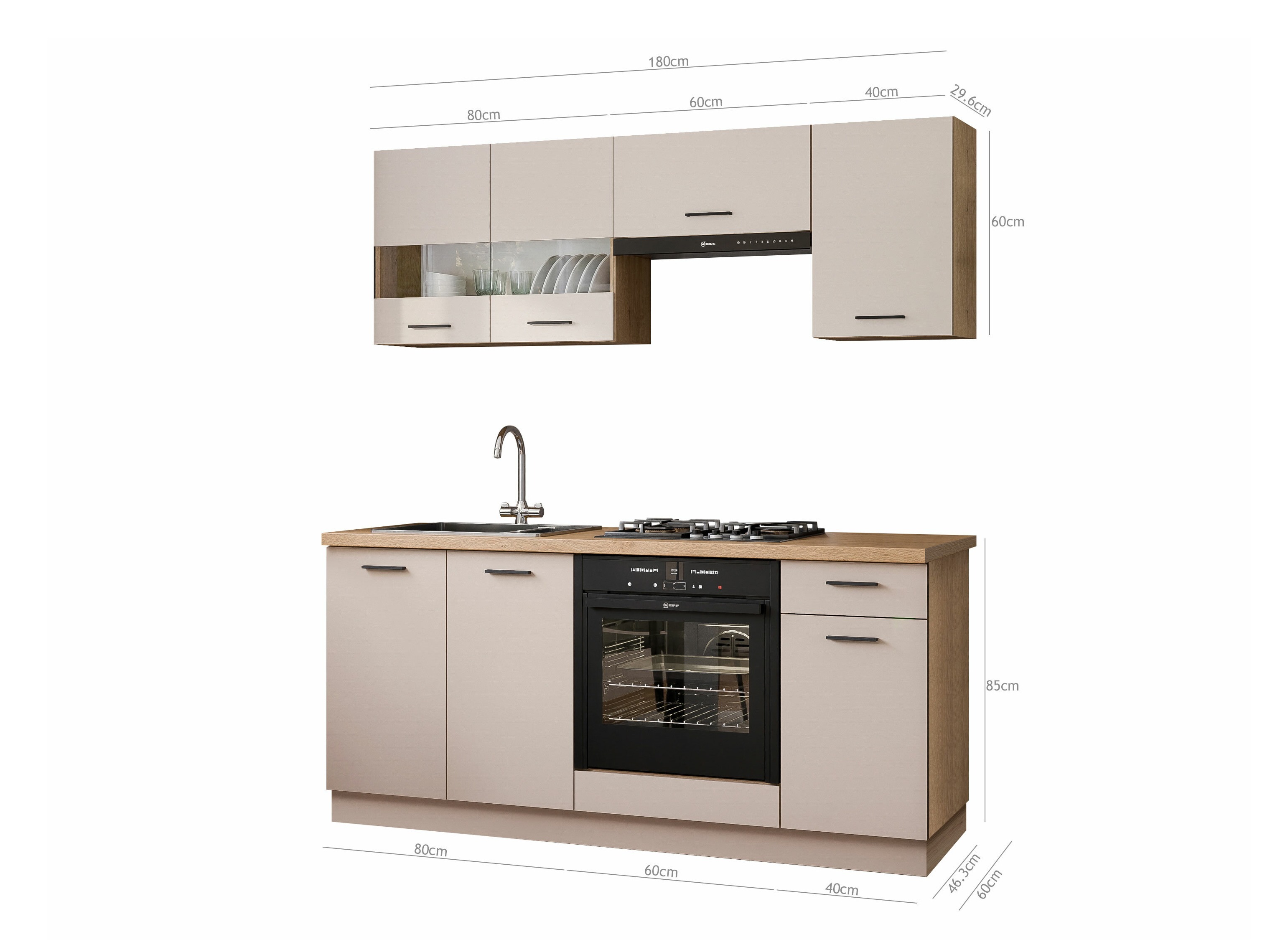 Modular kitchen set Ati Cashmere 132