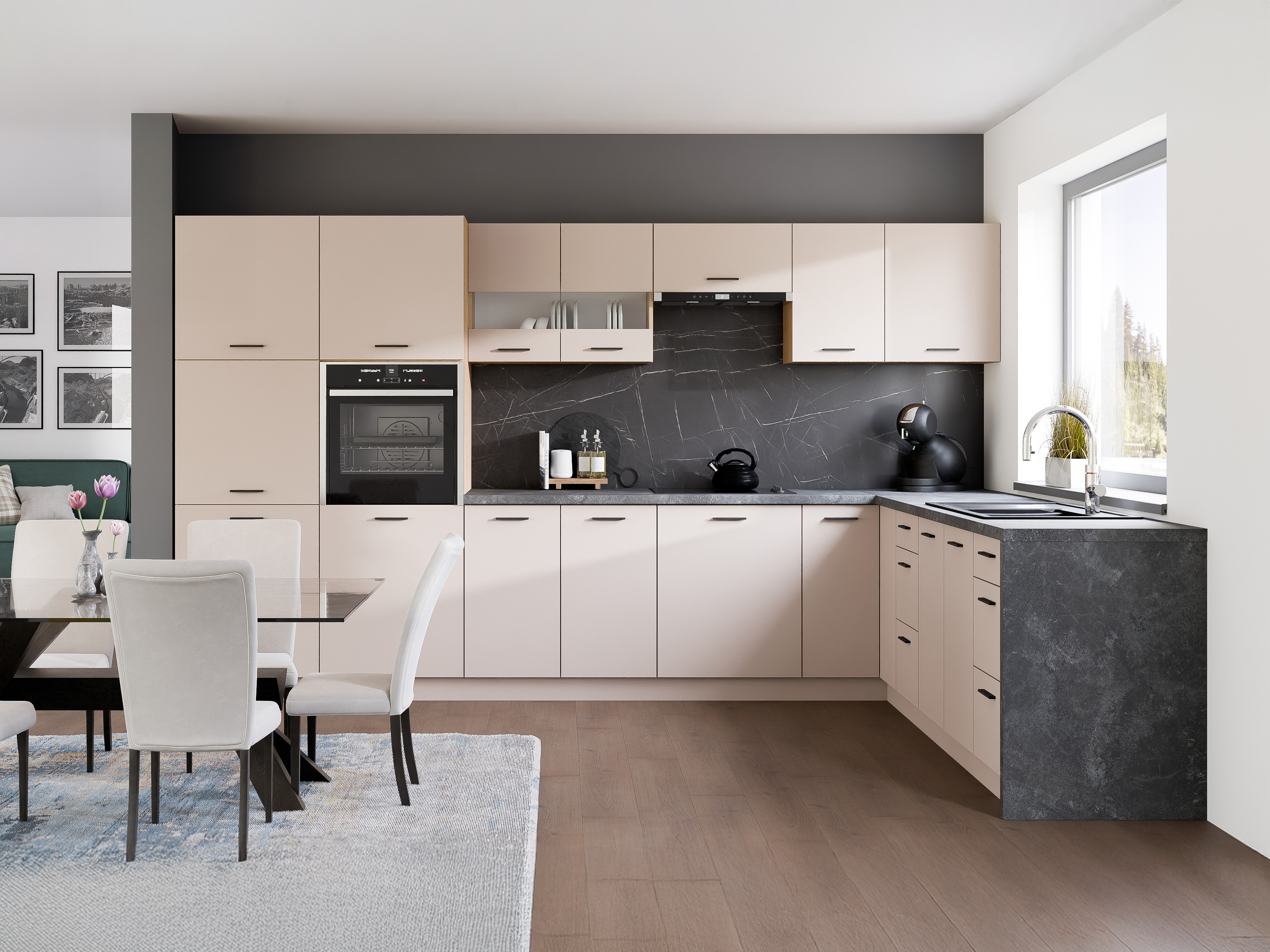 Modular kitchen set Ati Cashmere 133