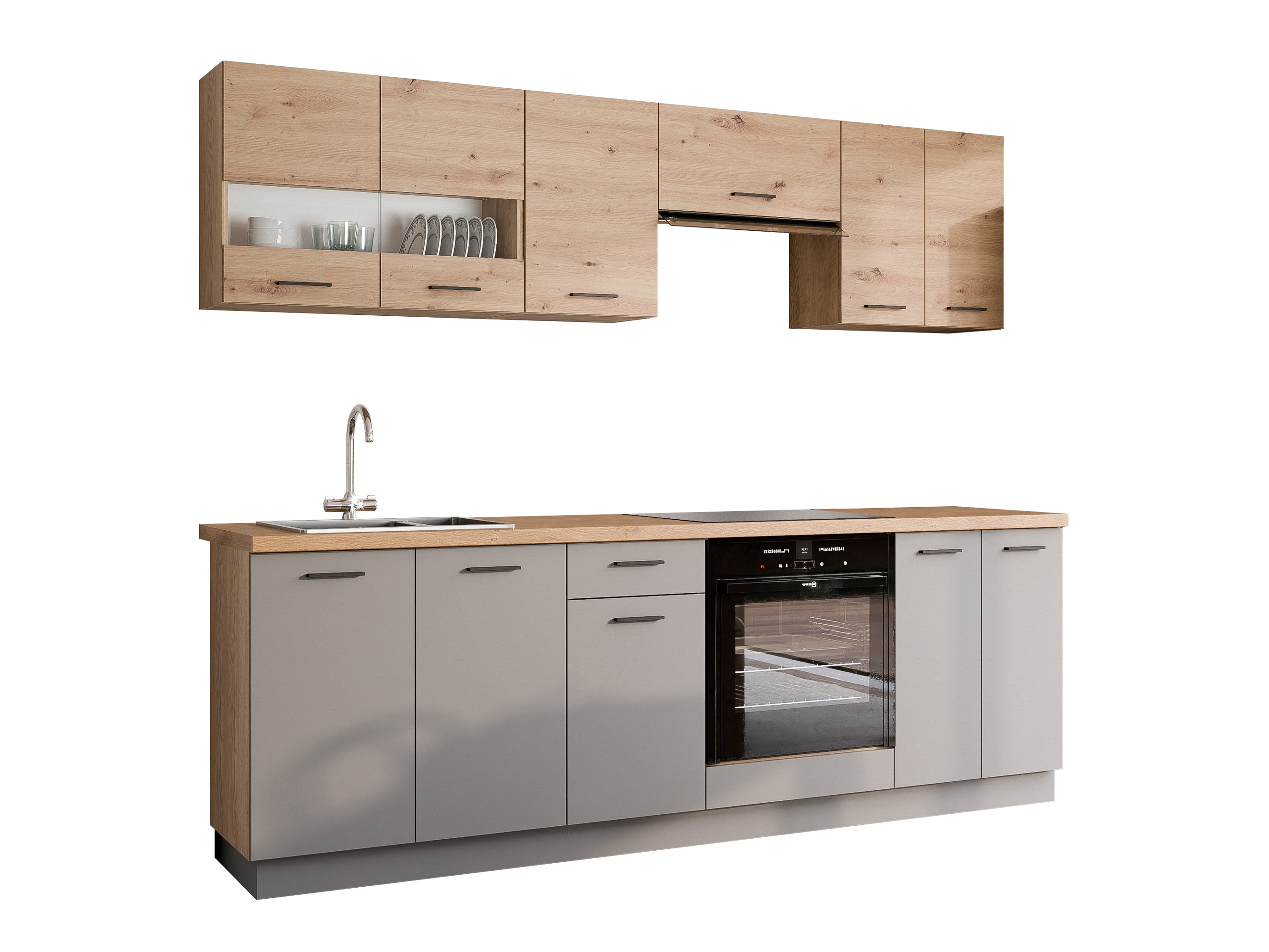 Modular kitchen set Ati Grey Artisan 100